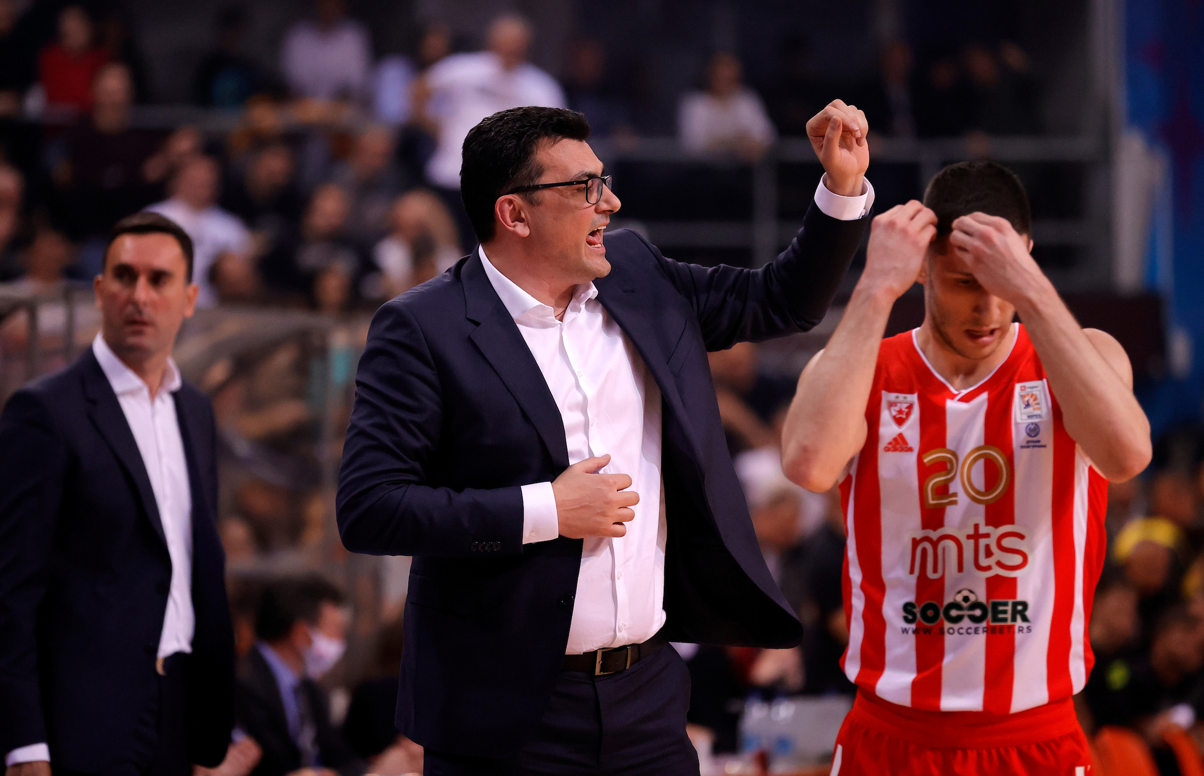 Kup Radivoja Koraca, kup Srbije, finale Crvena Zvezda - Partizan  kosarka, Nis, Srbija 20.2.2022.