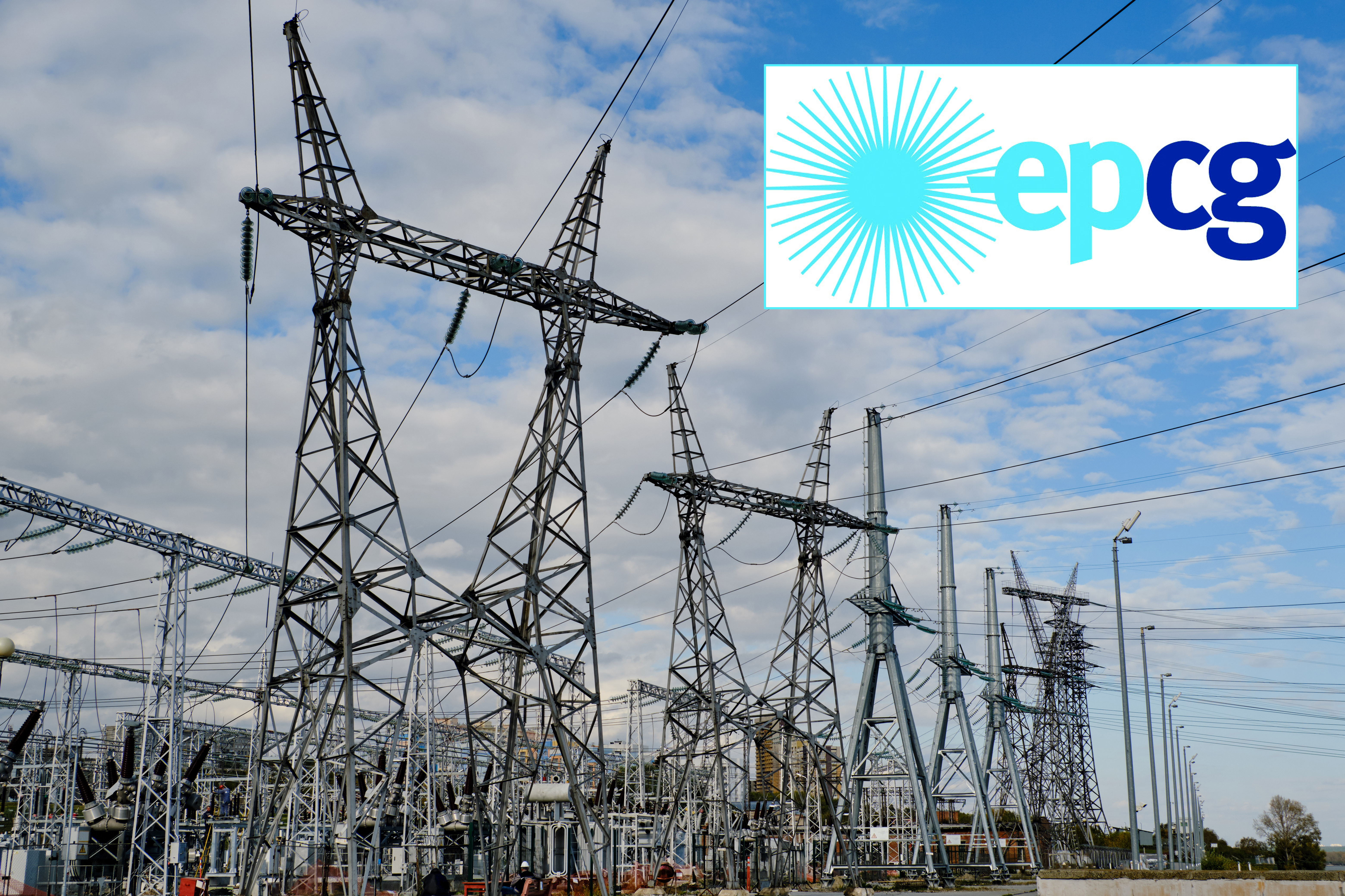 electrical substation and a high voltage electric line epcg