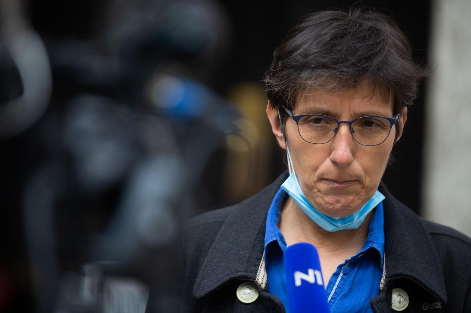 21.04.2020.,Zagreb - - Hrvatsko novinarsko drustvo (HND) i Sindikat novinara Hrvatske (SNH) odrzalo je online konferenciju za medije pod nazivom "Trazimo hitne mjere za spas novinarstva". Maja Sever.  Photo: HND/ POOL / Daniel KASAP/ dk