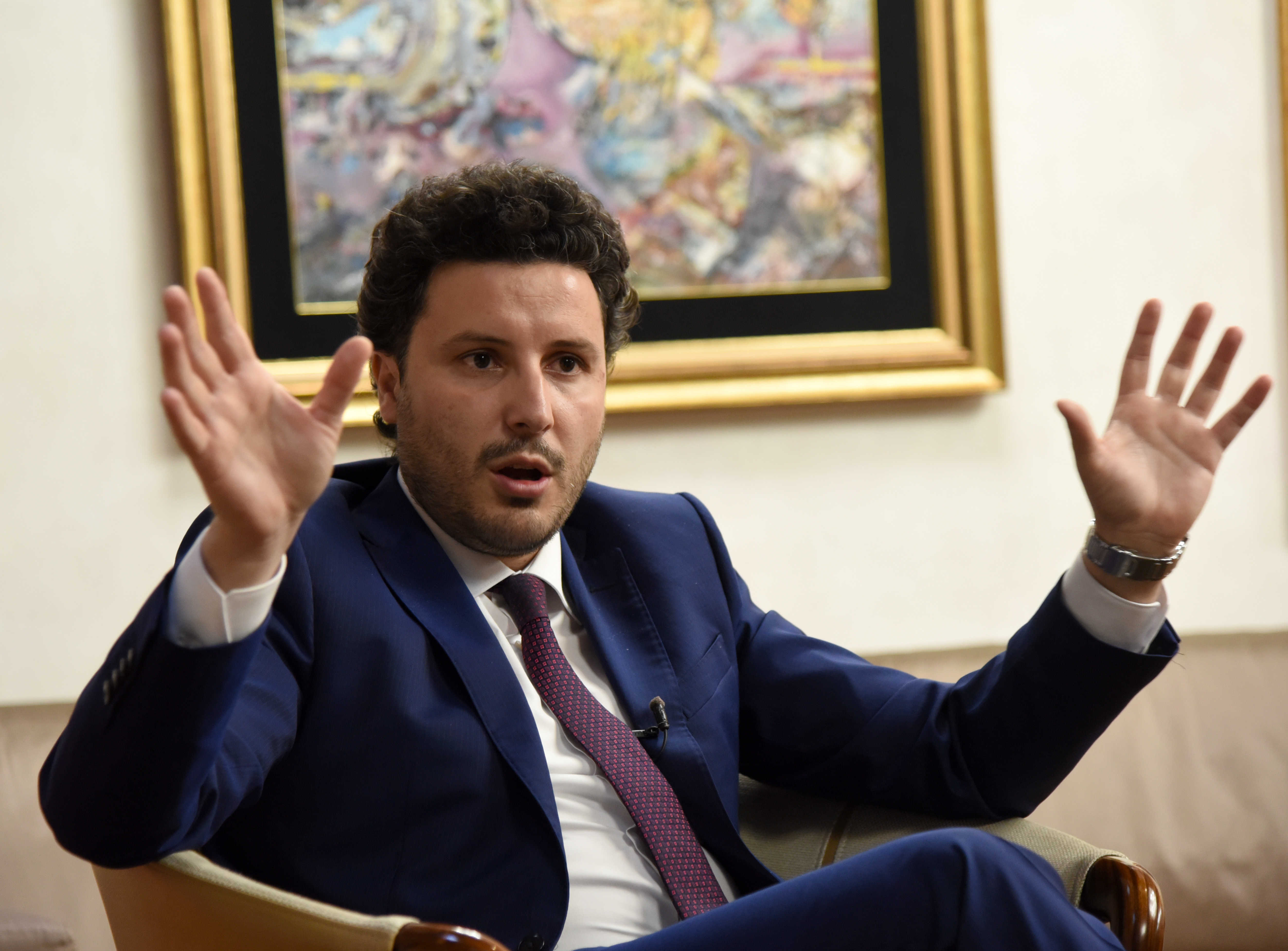 Podogorica 01.06.2022. Dritan Abazović, intervju Foto: Luka Zeković