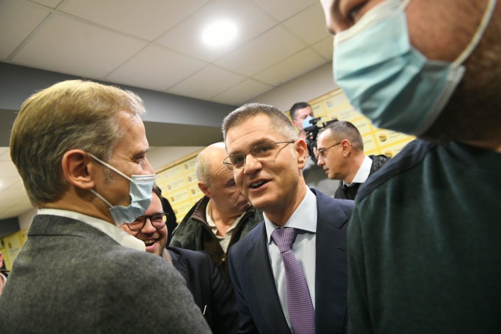 Beograd 26.11.2021. Ujedinjena opozicija, konferencija za stampu Foto: Vesna Lalic nova rs