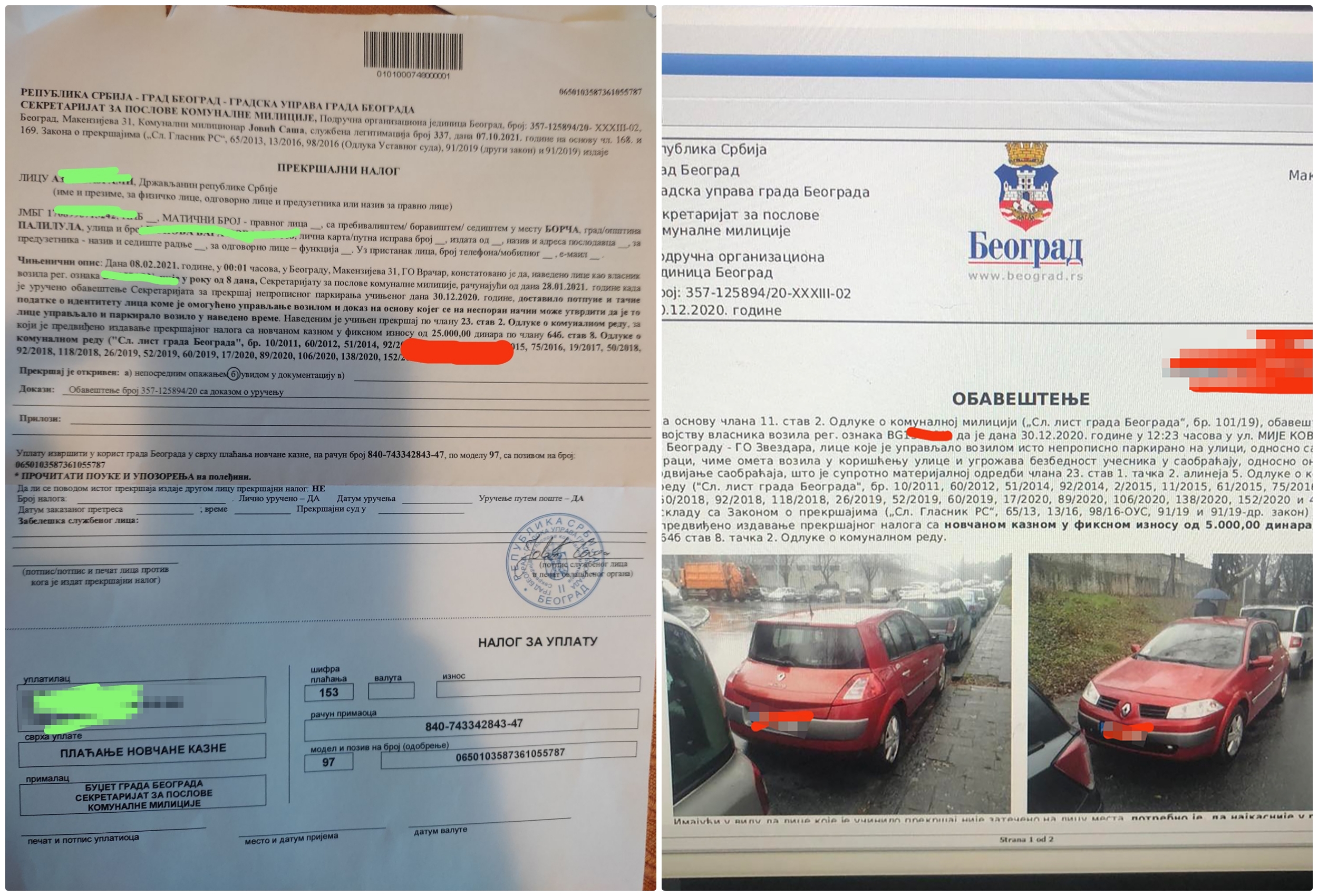 KAZNA KOMUNALNE POLICIJE