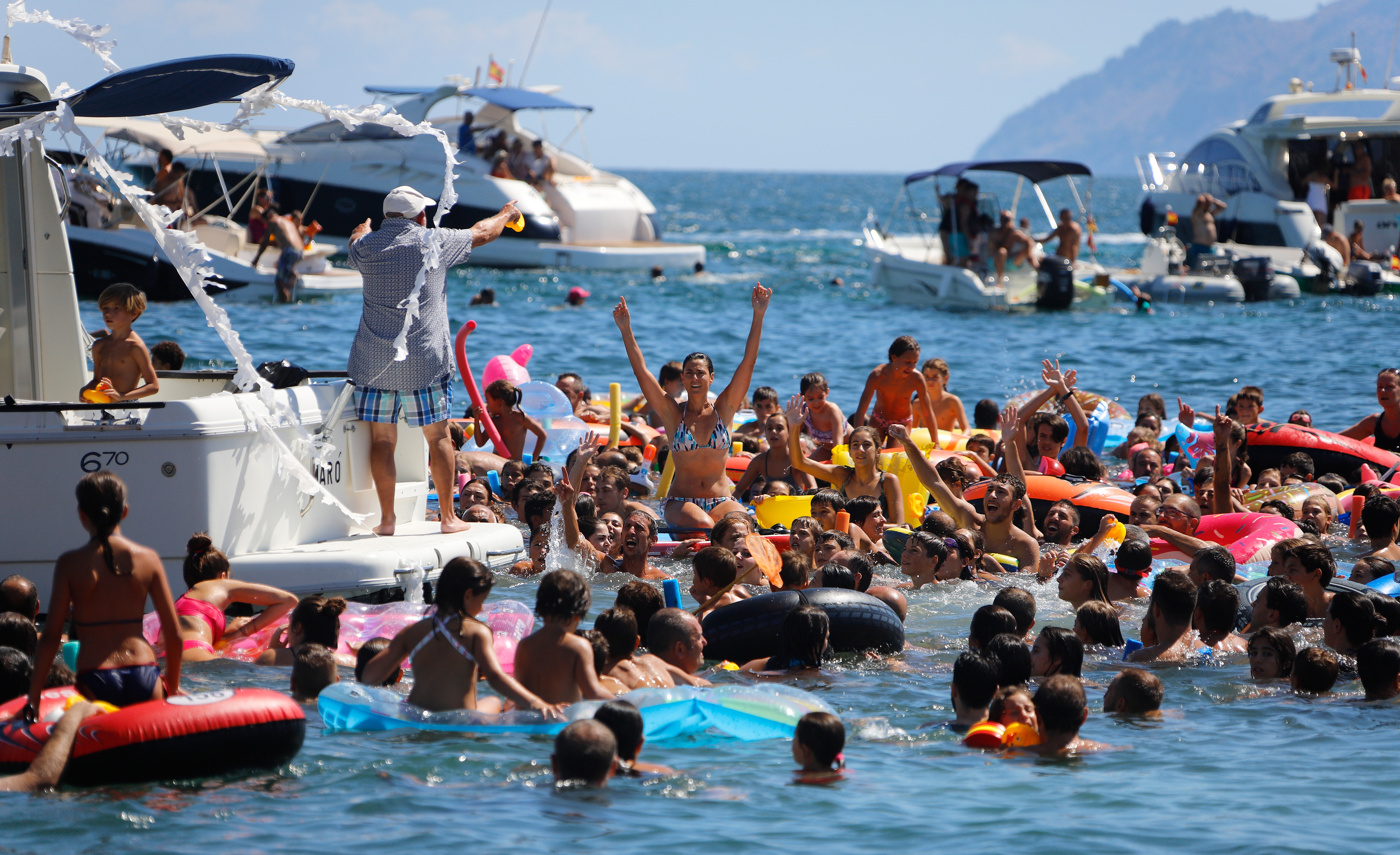 Can,Picafort,,Mallorca,/,Spain,-,August,15,,2019:,People