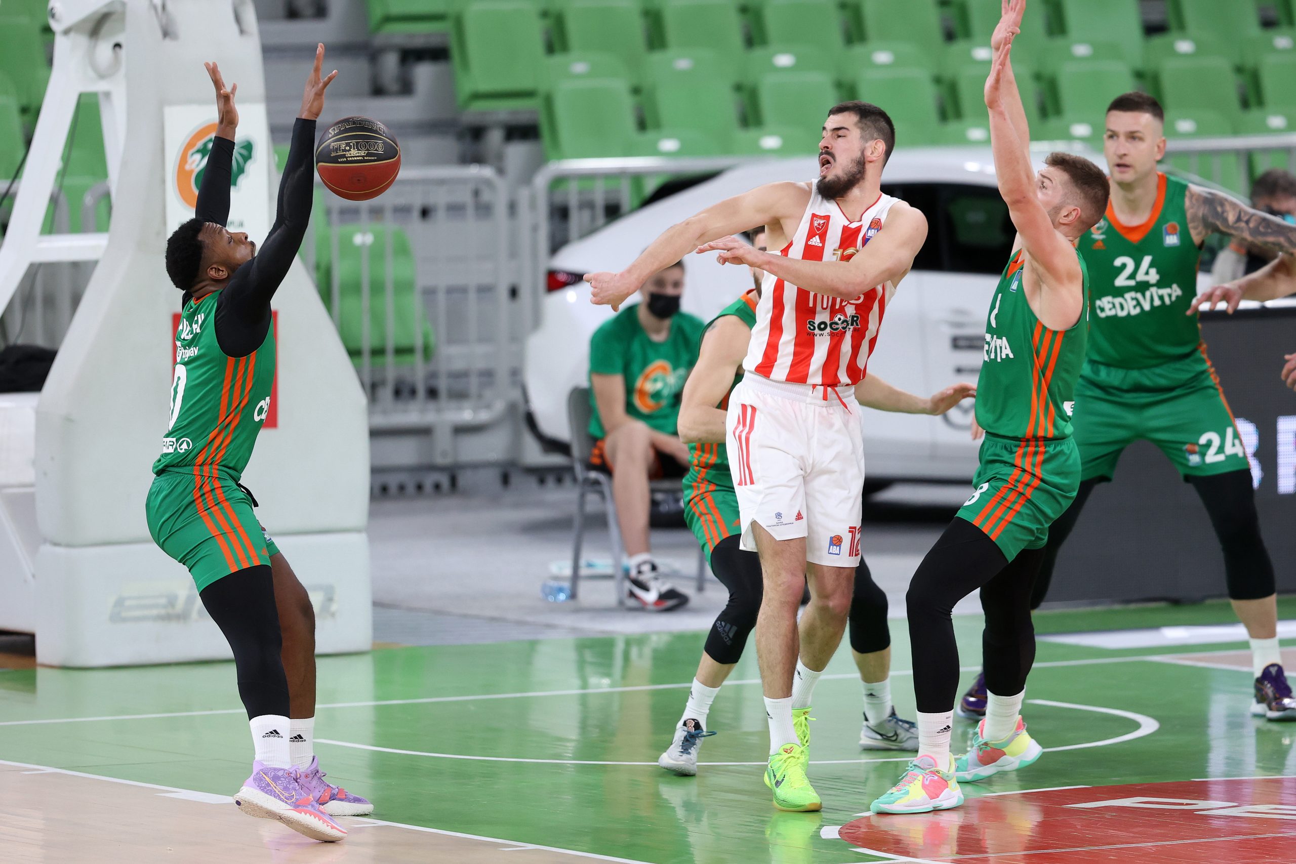 Cedevita Olimpija, Crvena Zvezda, košarka, utakmica, Aba Liga