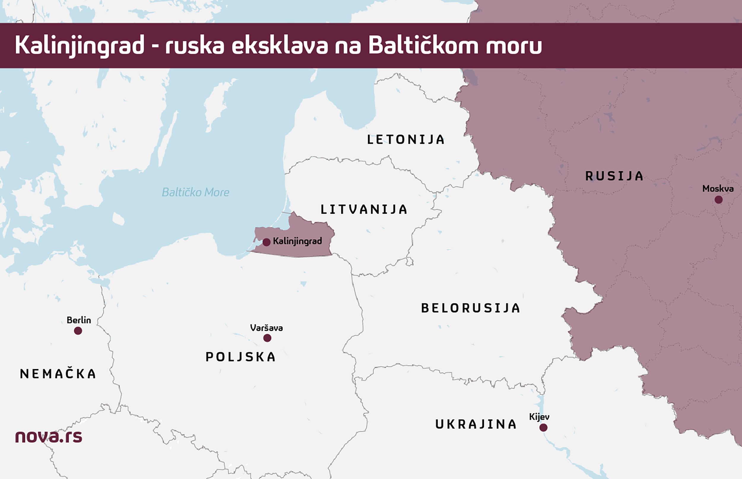 Kalingrad, ruska eksklava na Baltickom moru