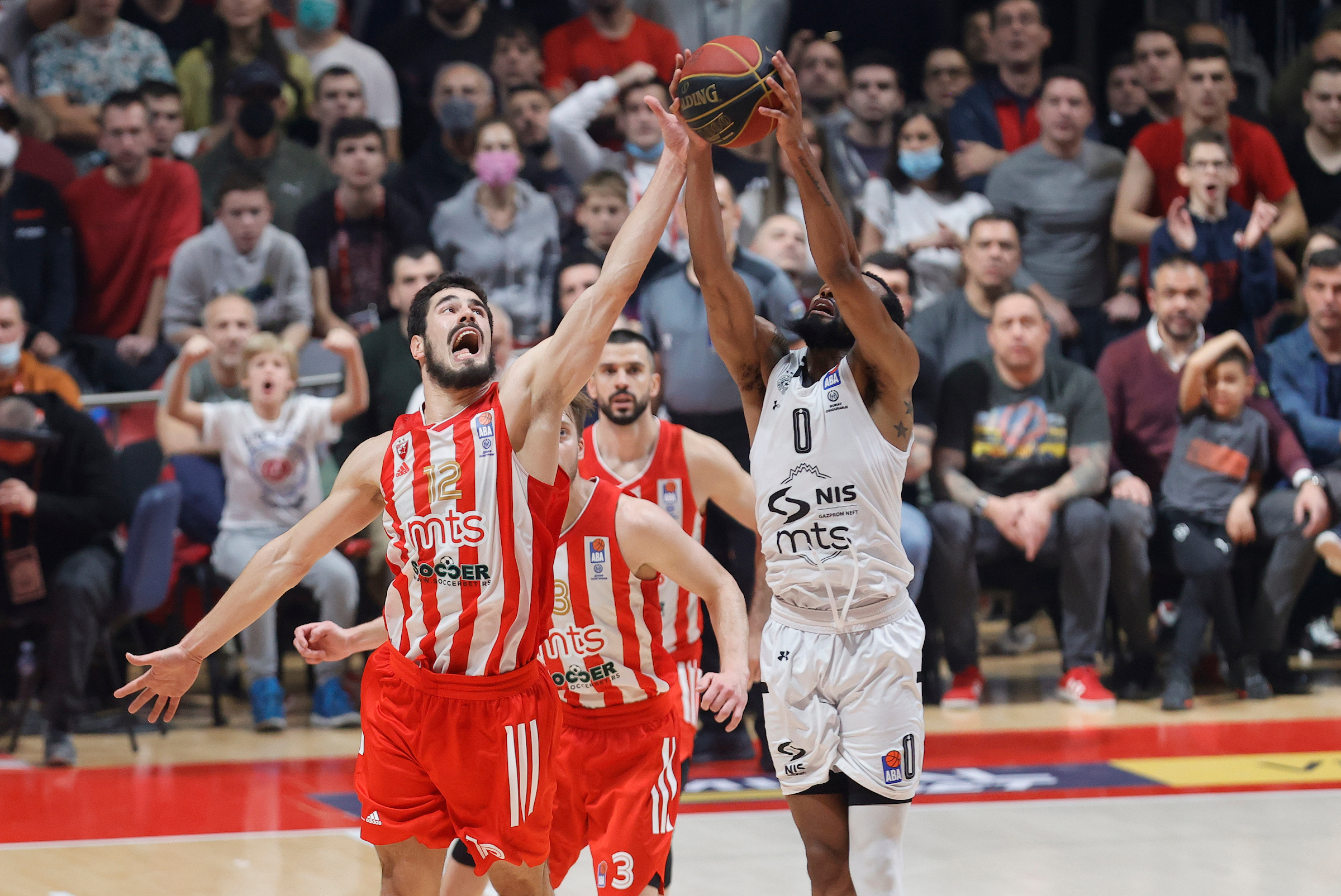 Nikola Kalinic Crvena Zvezda - Partizan, kosarka ABA liga, derbi, 14.11.2021. Beograd, Srbija  foto: Pedja Milosavljevic/STARSPORT