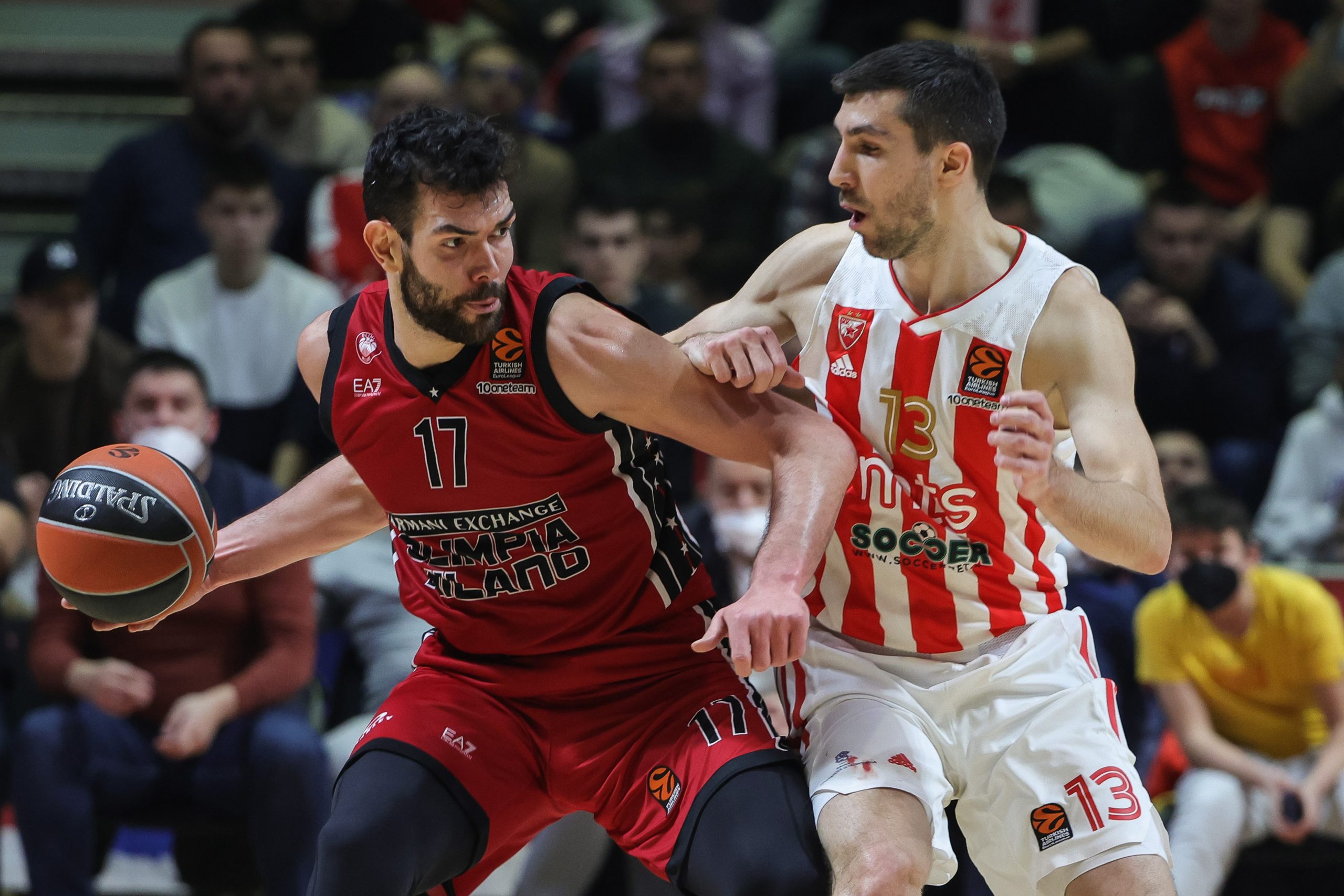 Crvena Zvezda v Armani Milan-Euroleague 2021/22
Beograd, 01.02.2022.
foto: Srdjan StevanovicStarsport.rs ©