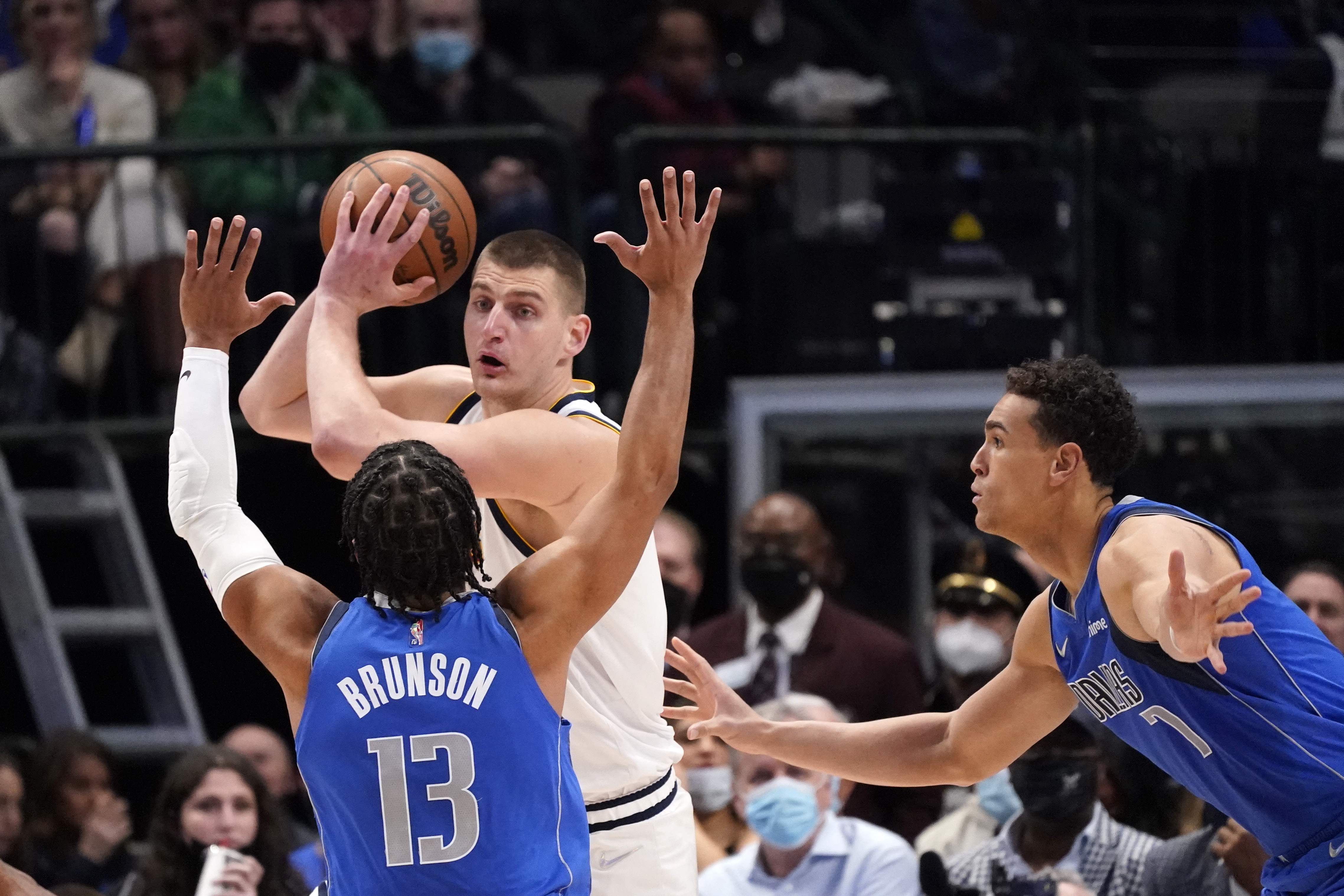 Nikola Jokic, Jalen Brunson, Dwight Powell