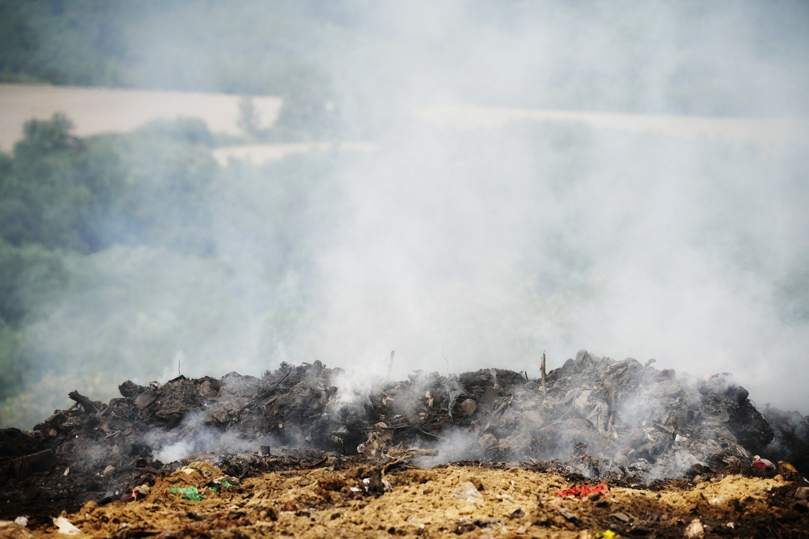 Beograd 24. jun 2021. Deponija Sopot pozar smece djubre Foto:Vesna Lalić/Nova.rs