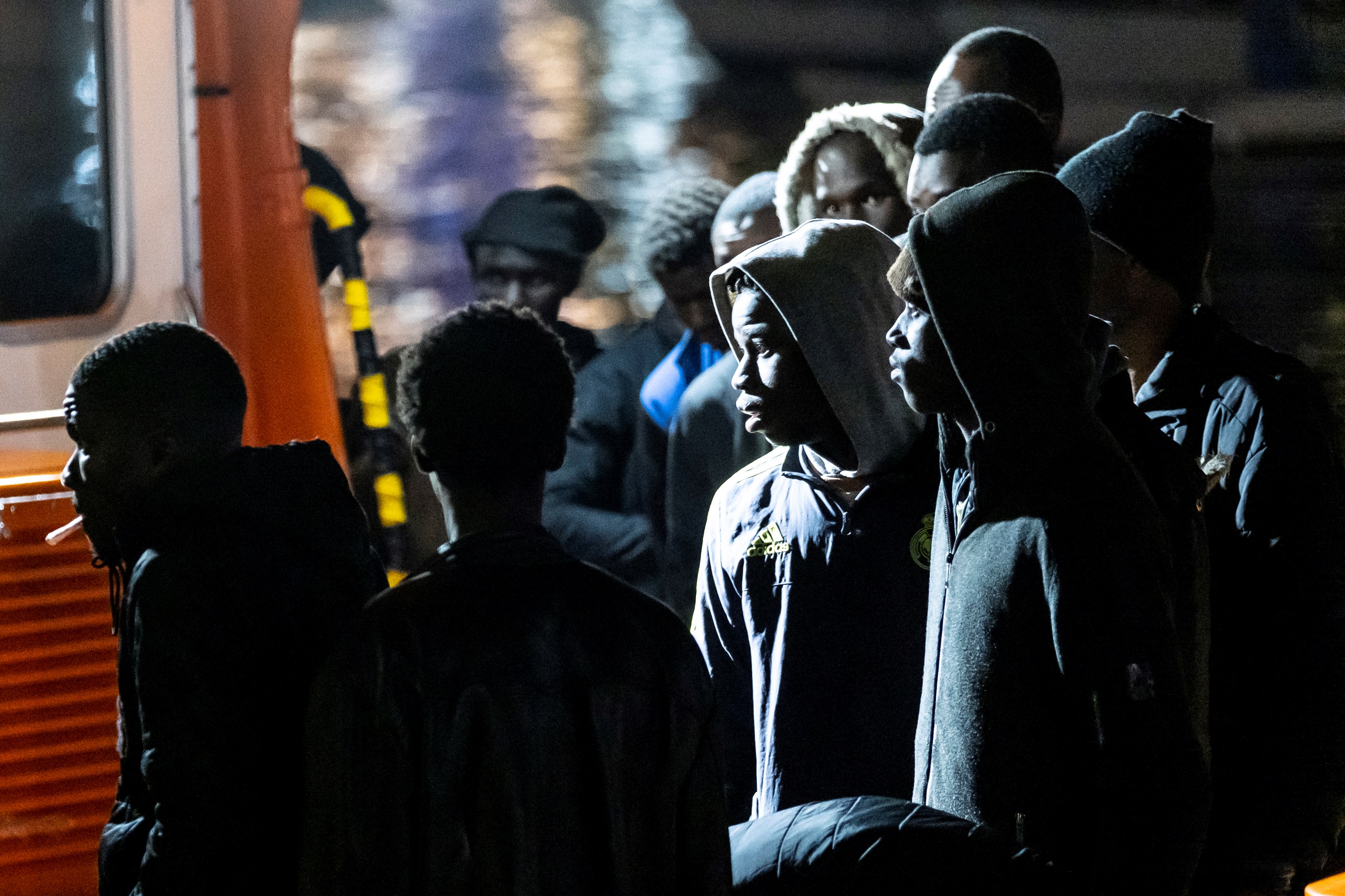 200 immigrants arrive at Arguineguin port in the Gran Canaria