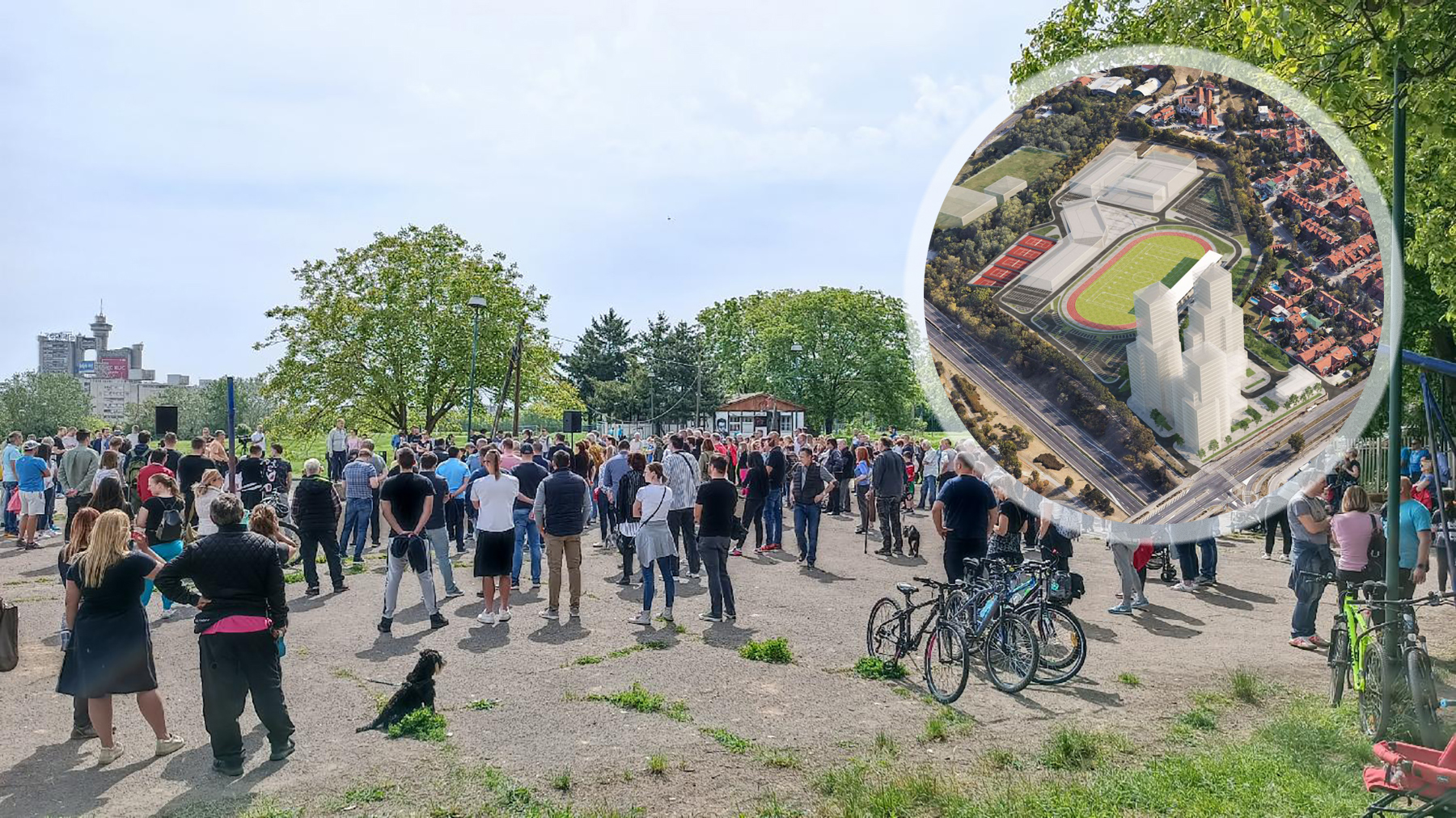 Mesto: Beograd
Datum: Sat May 07 12:30:58 CEST 2022
Dogadjaj: DRUŠTVO - protest u organizaciji inicijative "Bežanija ostaje, kosa prkosi" zbog planirane izgradnje dva solitera visine 100m i 120 m na Bežanijskoj kosi
Ličnosti:  
Izvor: FoNet