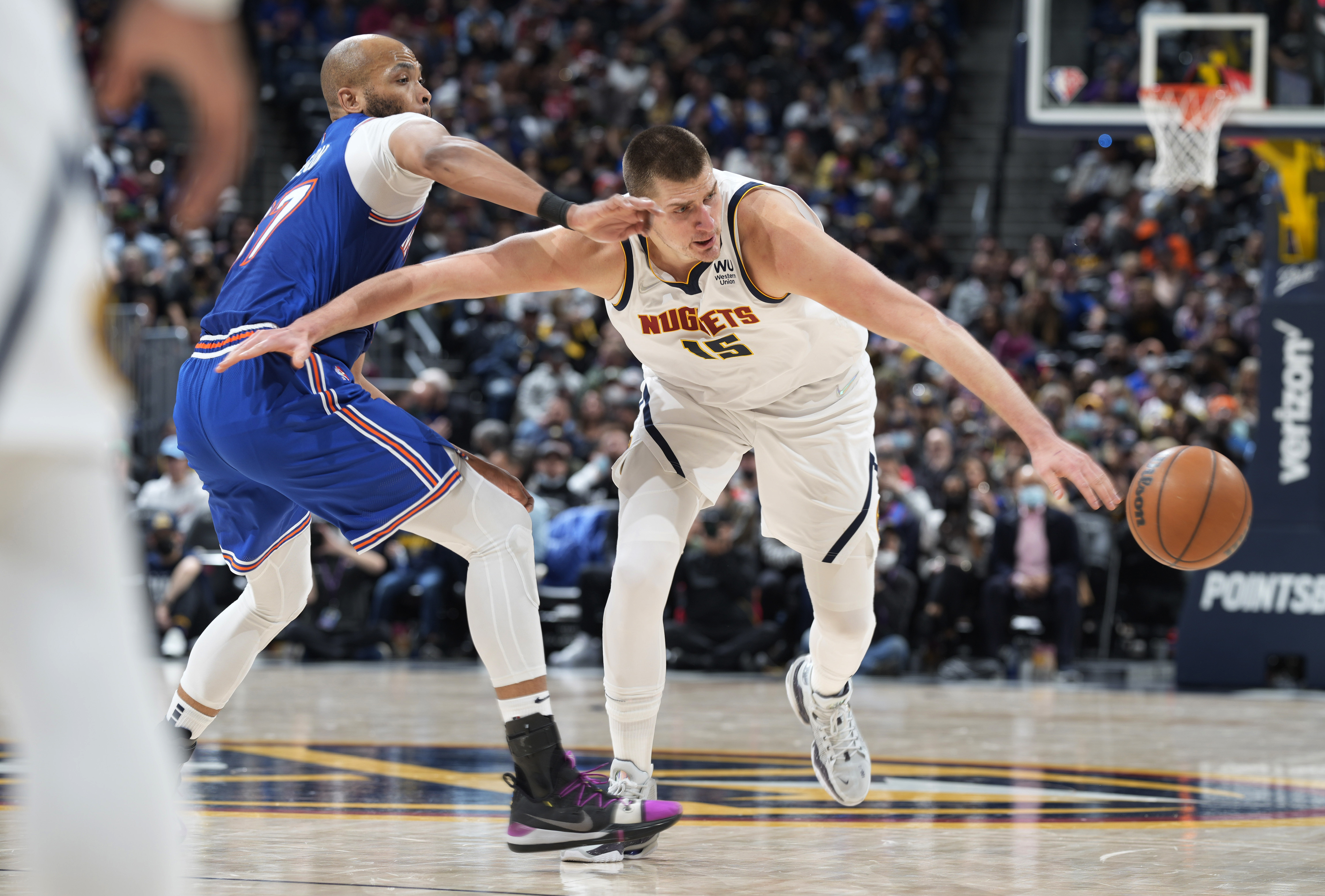 Knicks Nuggets Basketball