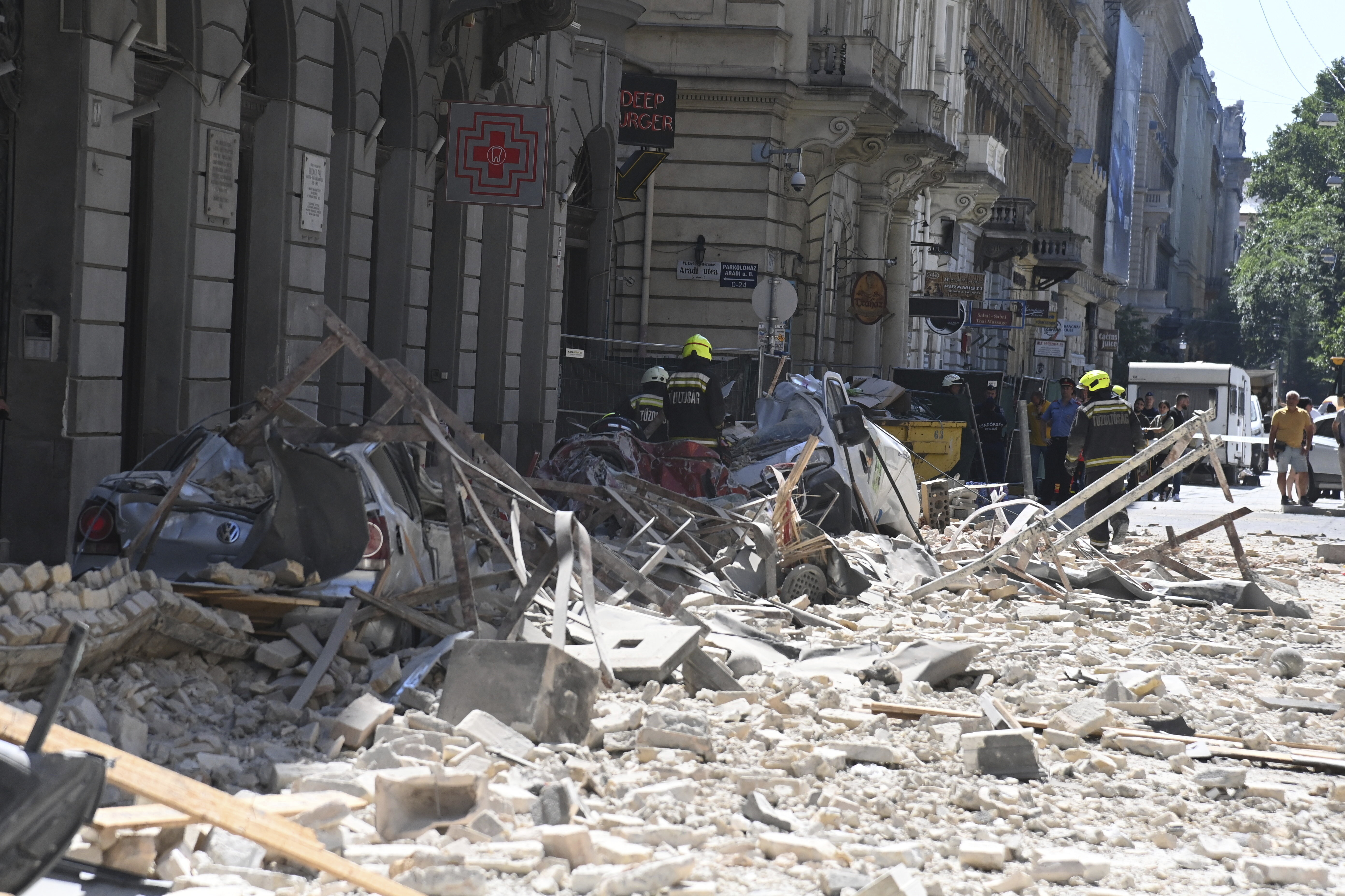 Hungary Building Collapse