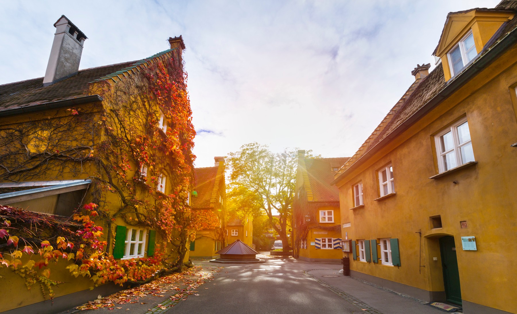 Fuggerei, Augsburg, Bavaria, Germany