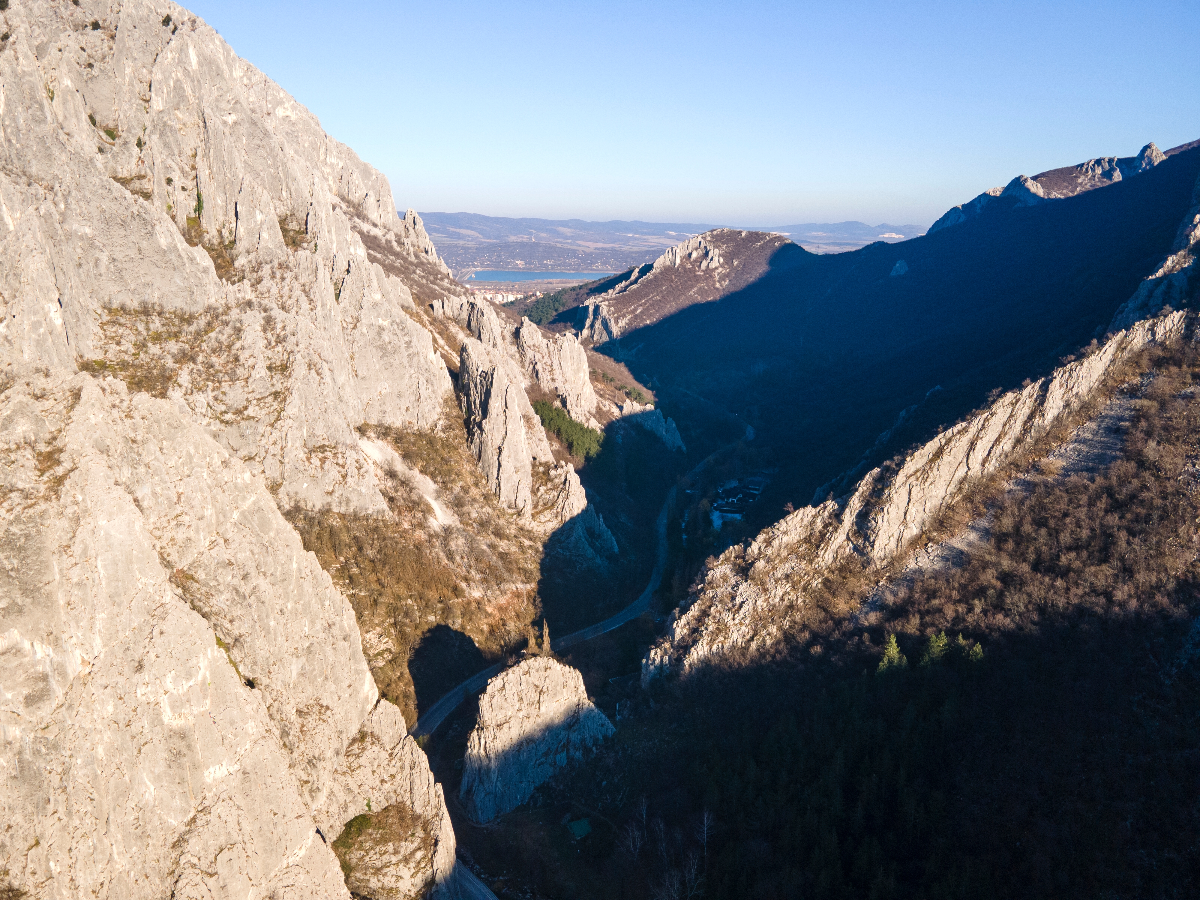 Amazing,Aerial,Autumn,Landscape,Of,Balkan,Mountains,And,Vratsata,Pass,