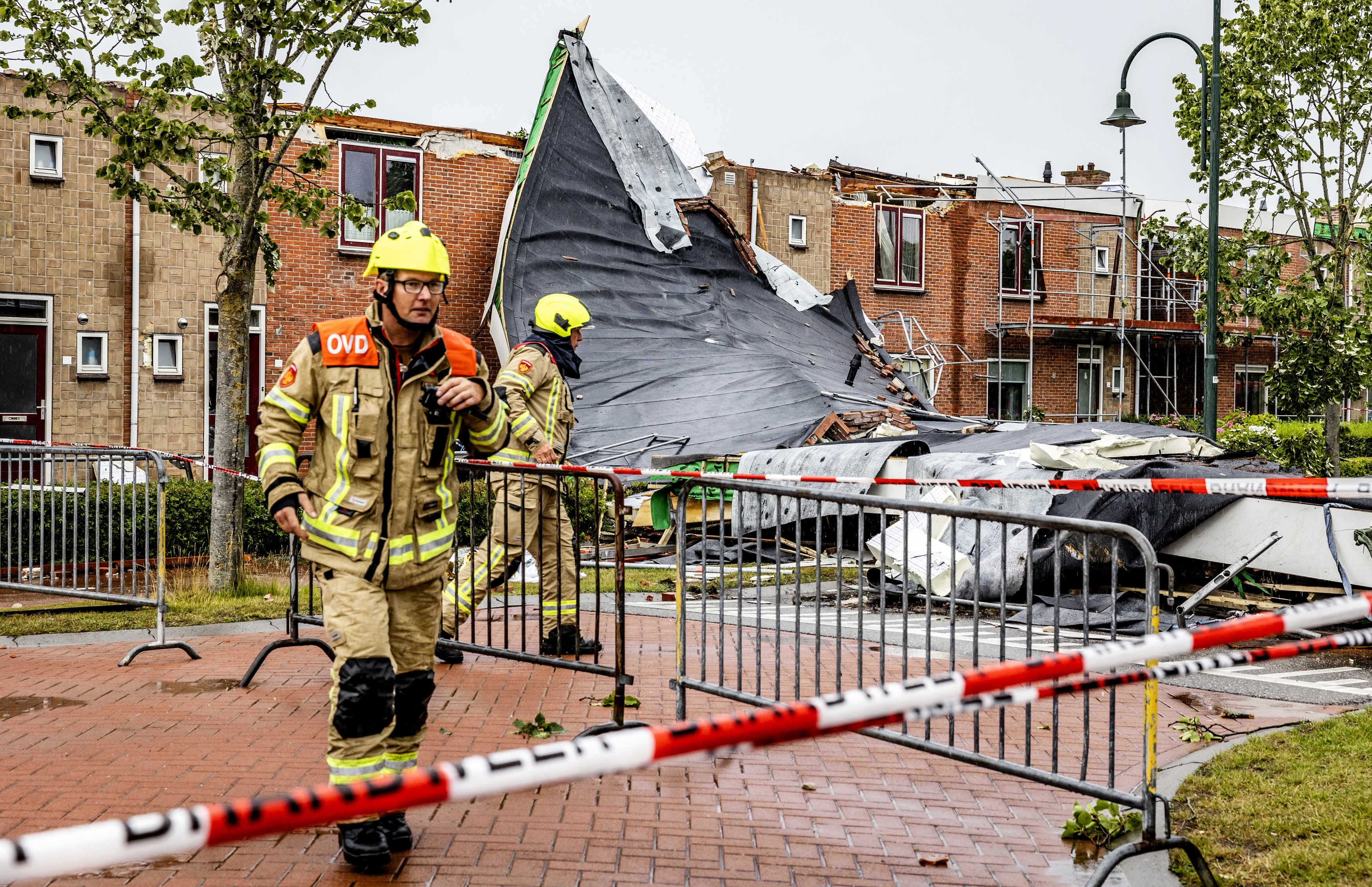 Significant damage due to hurricane Zierikzee