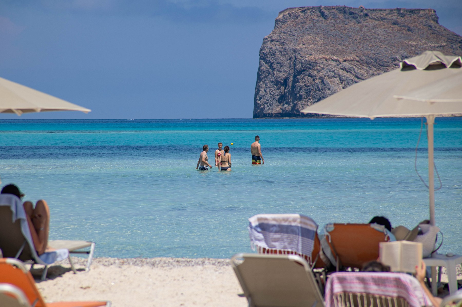 Tourism In Greece - Famous Balos Beach In Crete Island, Balos - Chania - 28 Jul 2021