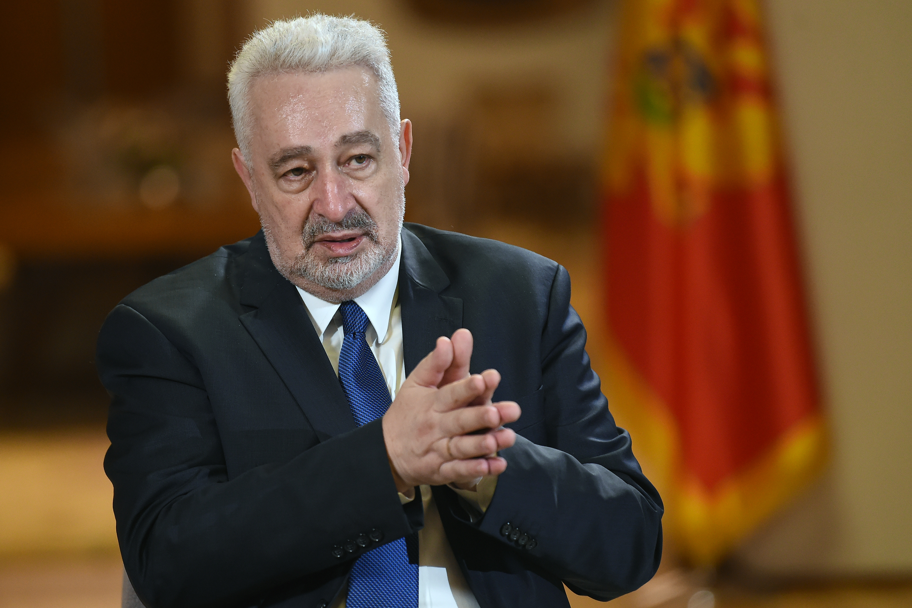 Beograd, 3. novembra 2021 - Intervju sa predsednikom Vlade Crne Gore Zdravkom Krivokapicem. FOTO TANJUG/ MILOS MILIVOJEVIC/bs