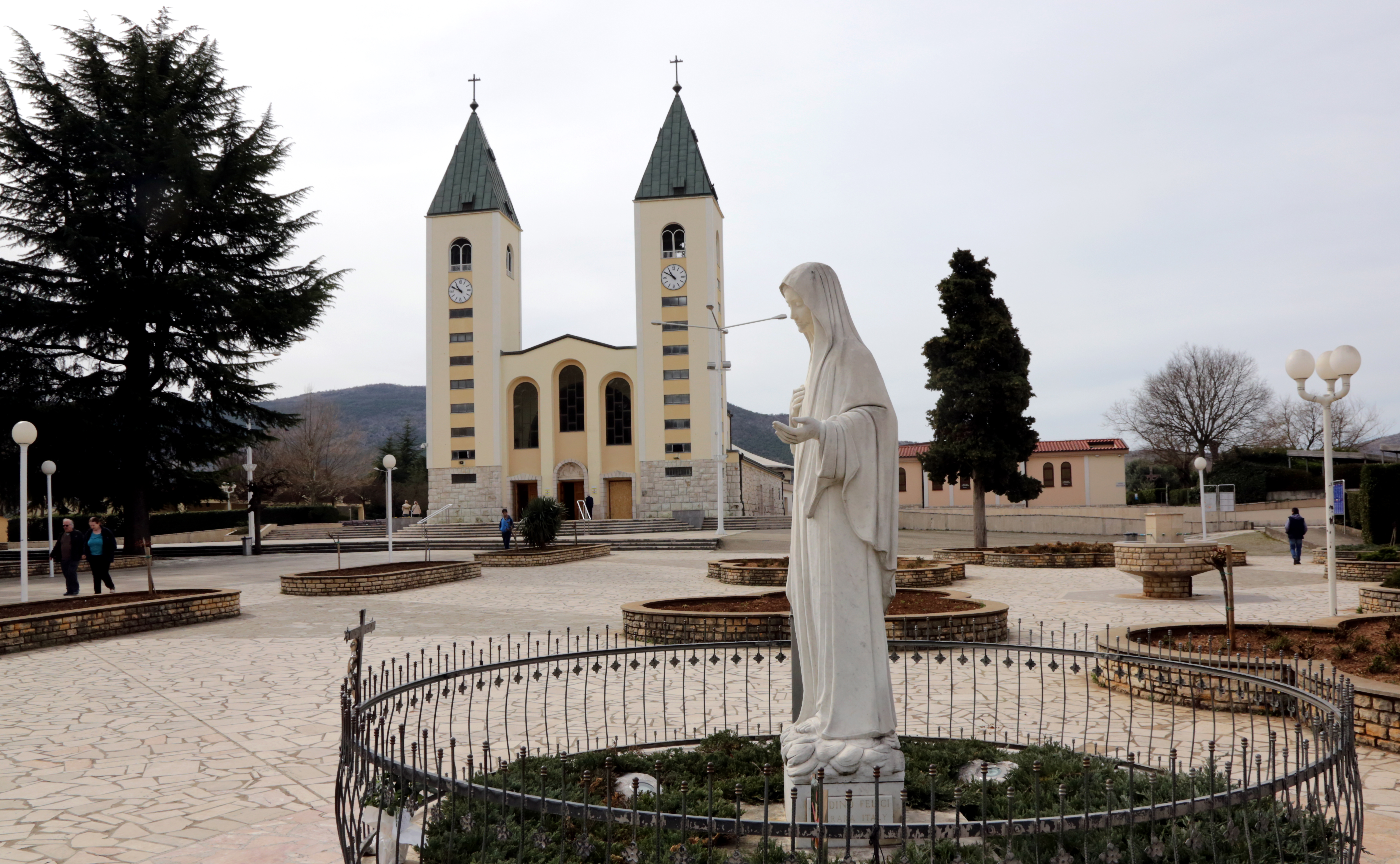 Međugorje, Medjugorje church empty due to Covid-19 coronavirus
