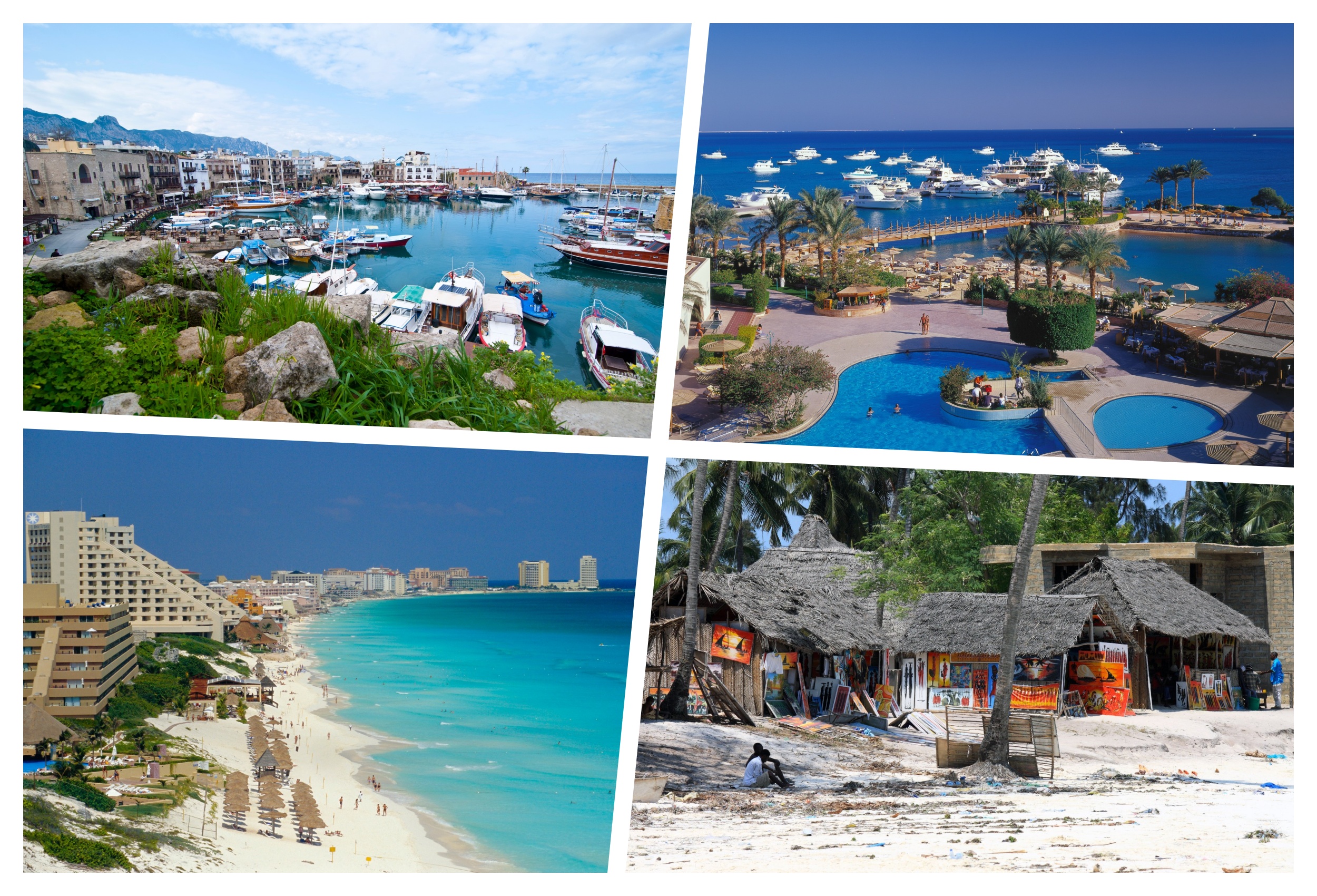 Kipar, Hurgada, Meksiko, Zanzibar kombo