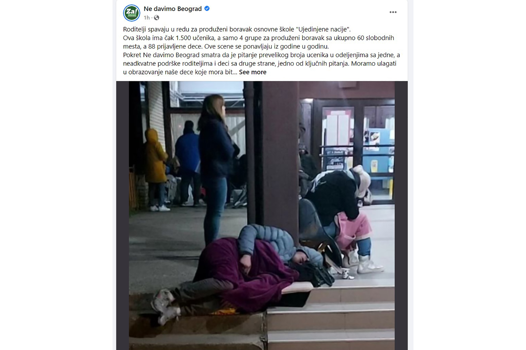 skola. produzeni boravak, roditelji cekaju satima