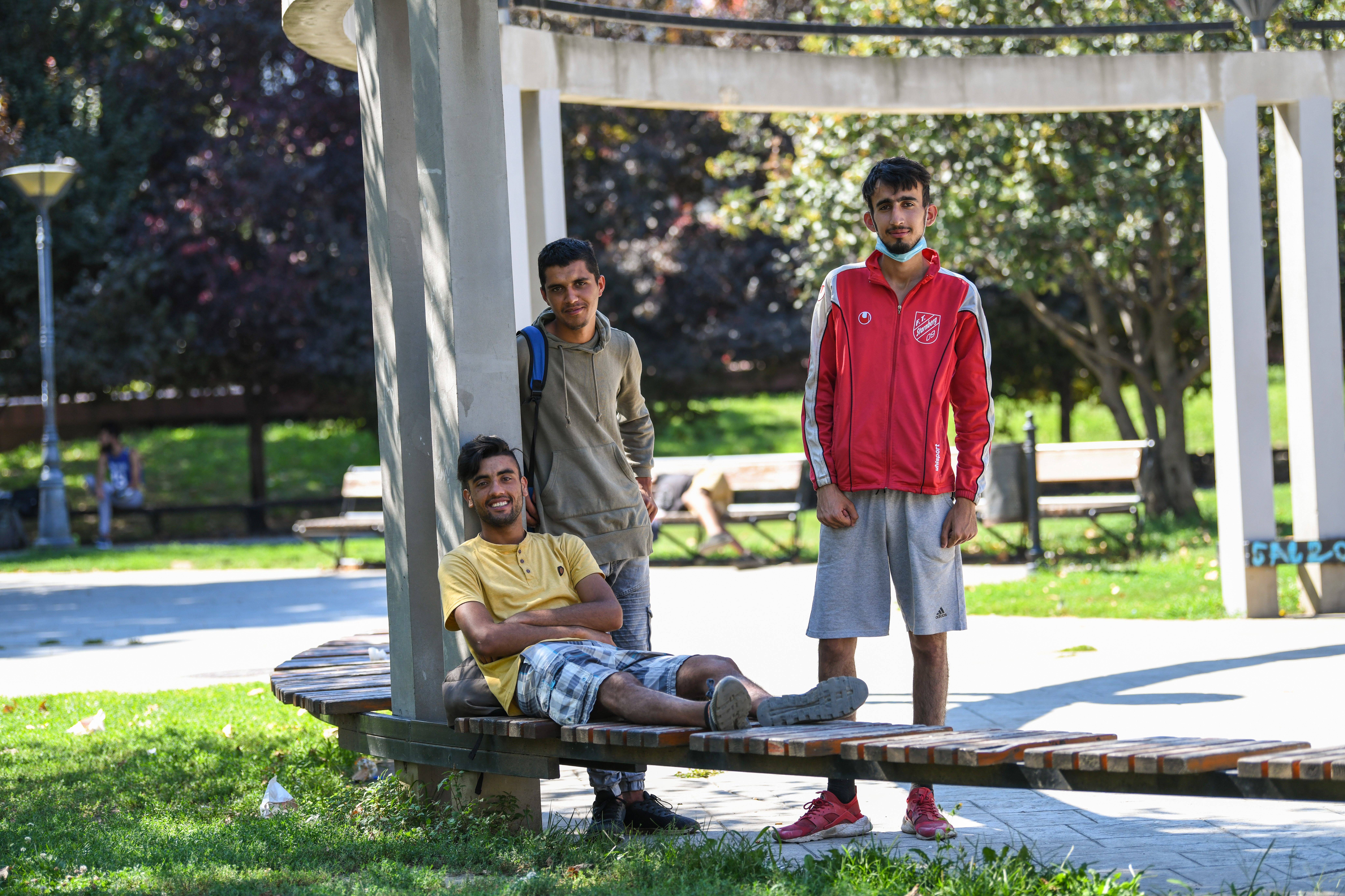 Beograd 22. avgust 2020. Migranti park kod Zeleznicke stanice Foto:Dragan Mujan/Nova.rs