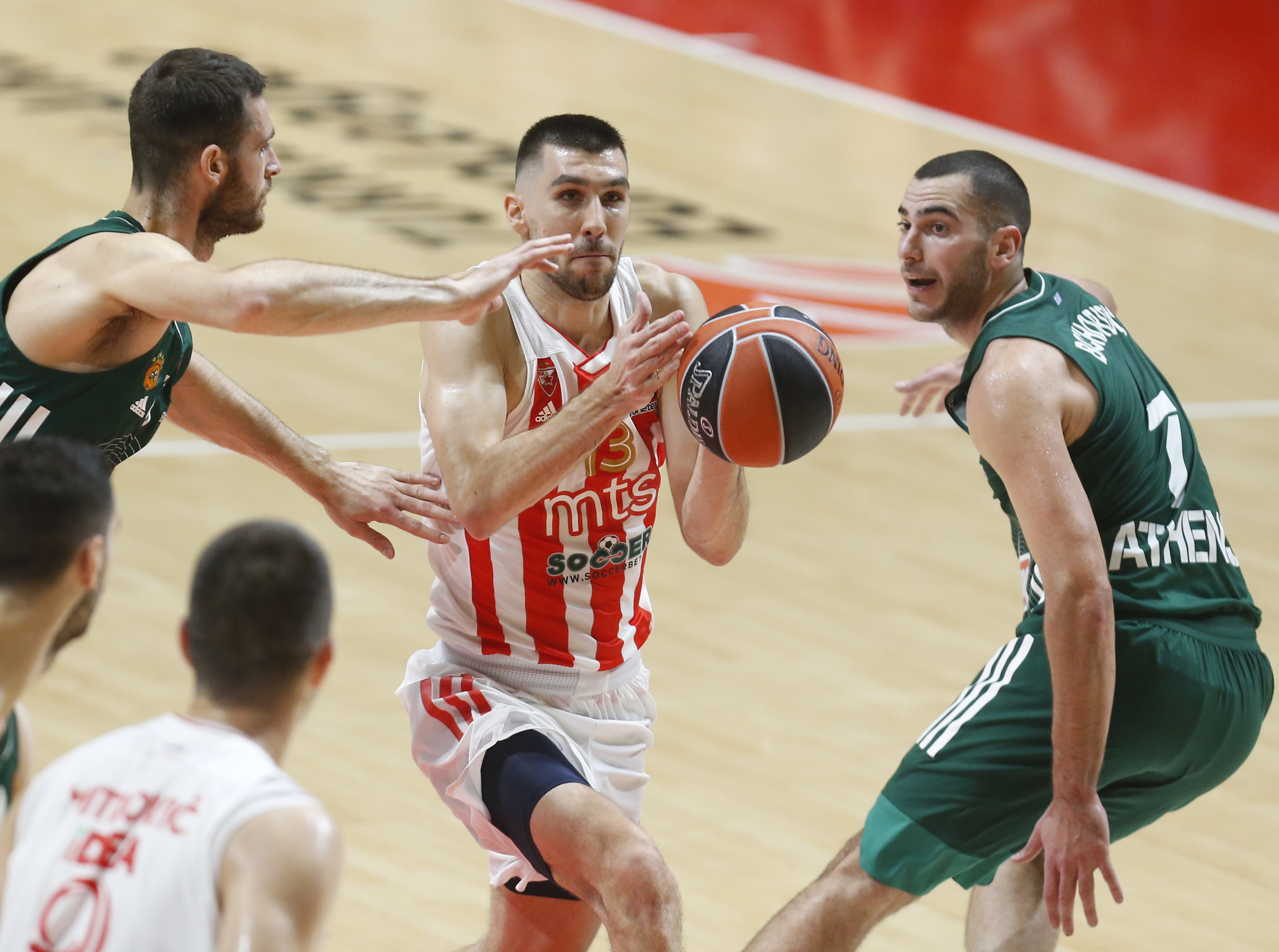 Ognjen Dobric ULEB Euroleague Crvena Zvezda - Panathinaikos  4.11.2021. evroliga, Beograd,Srbija  foto: Pedja Milosavljevic/STARSPORT
