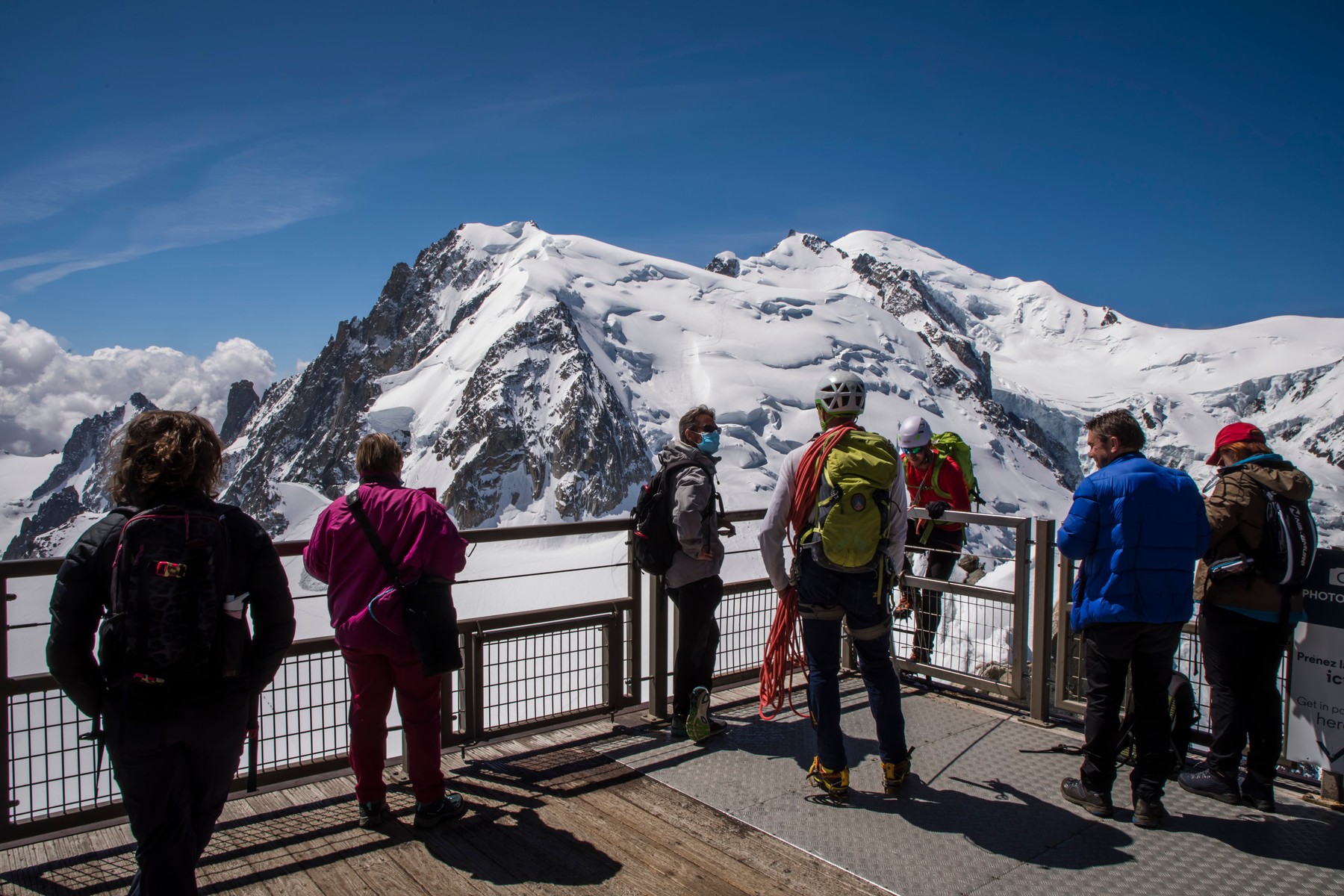 Chamonix area illustration.