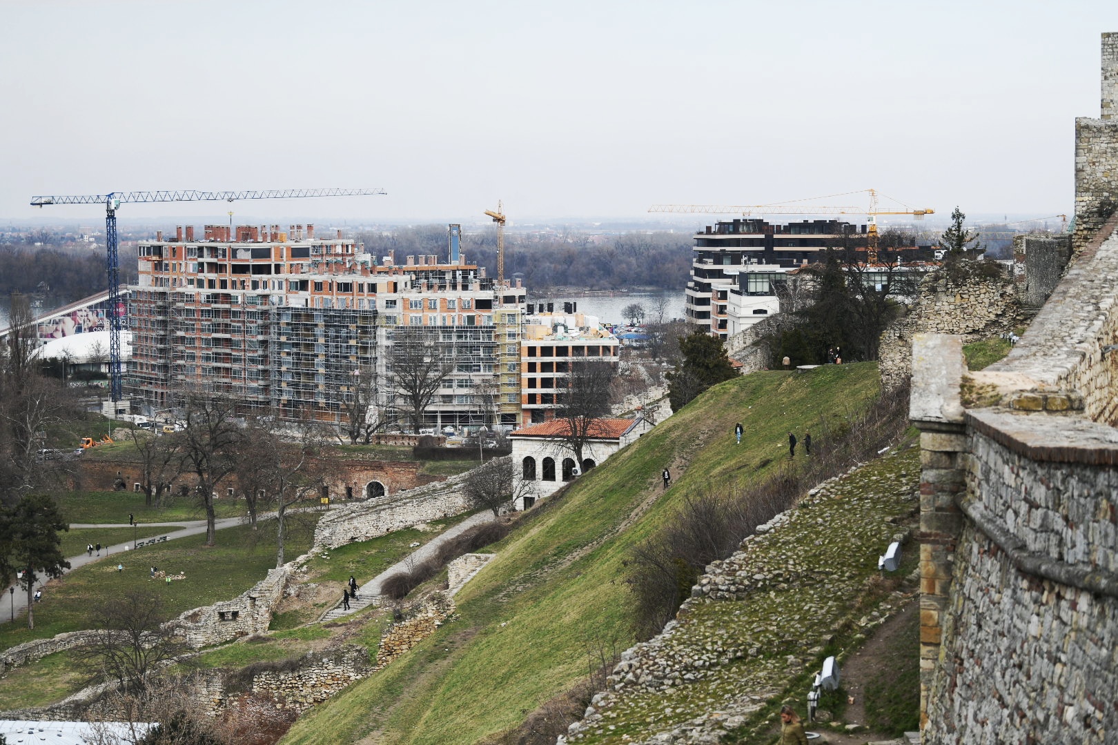 Beograd 14. februar 2022. Beogradska tvrdjava Kalemegdan Beograd na vodi K distrikt k district Foto:Vesna Lalić/Nova.rs