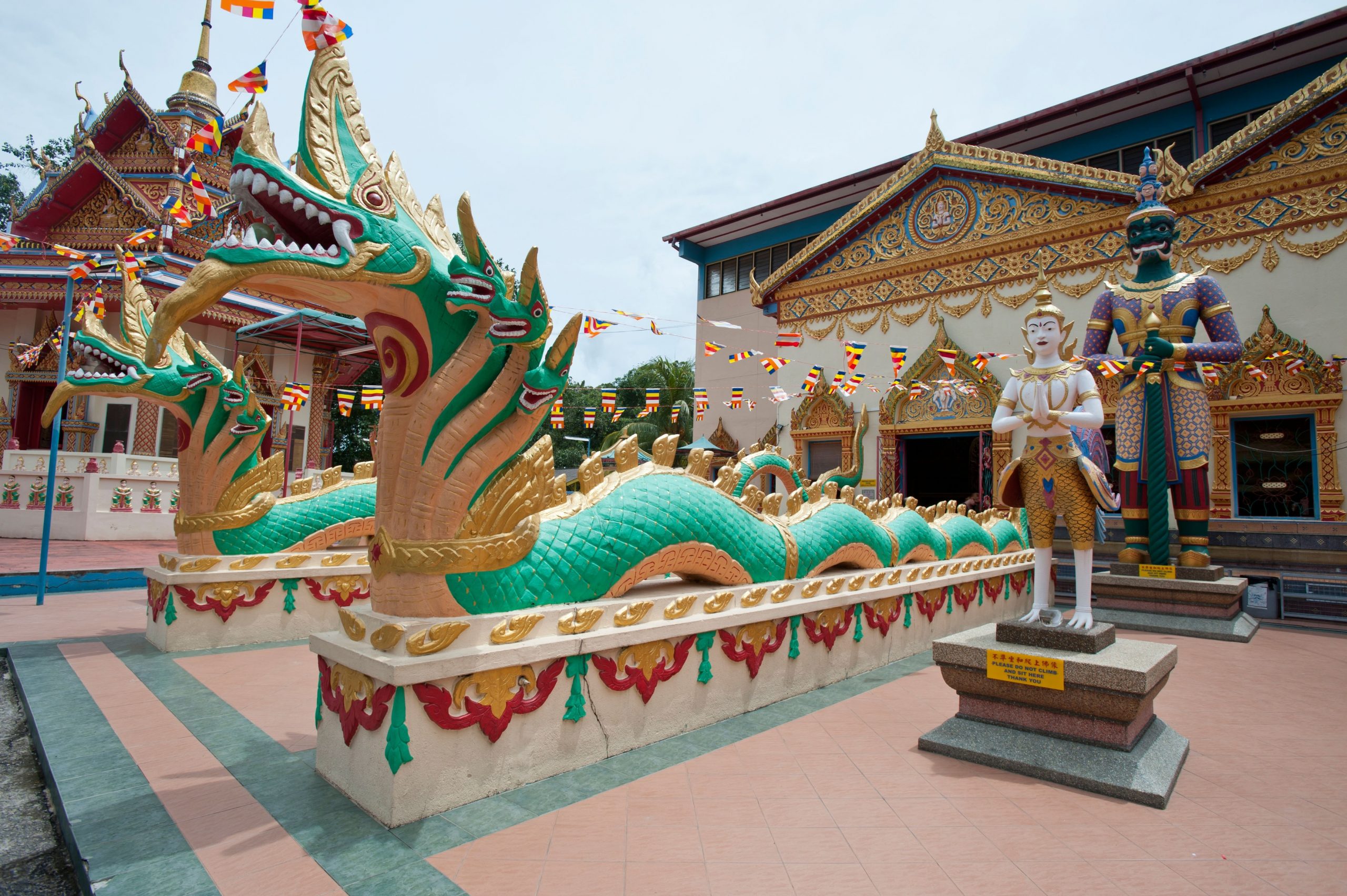Wat Chaiya Mangkalaram Thai Buddhist Temple in George Town, Penang, Malaysia,Image: 112679331, License: Royalty-free, Restrictions: , Model Release: no, Credit line: David Parker / Alamy / Alamy / Profimedia