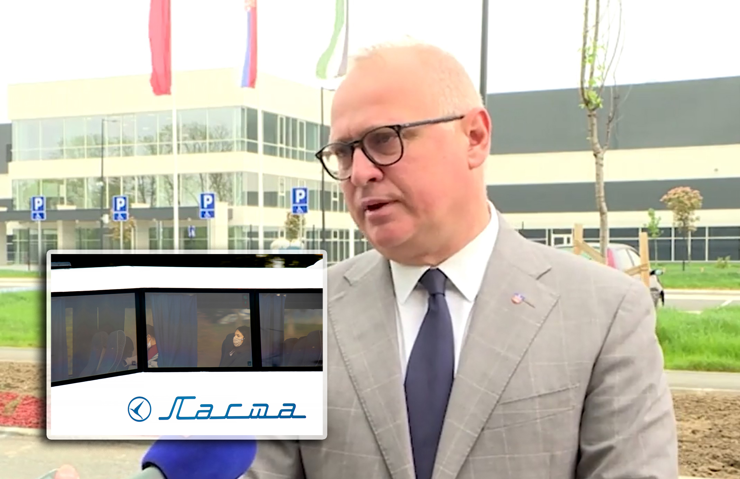 Goran Vesić , lasta autobus