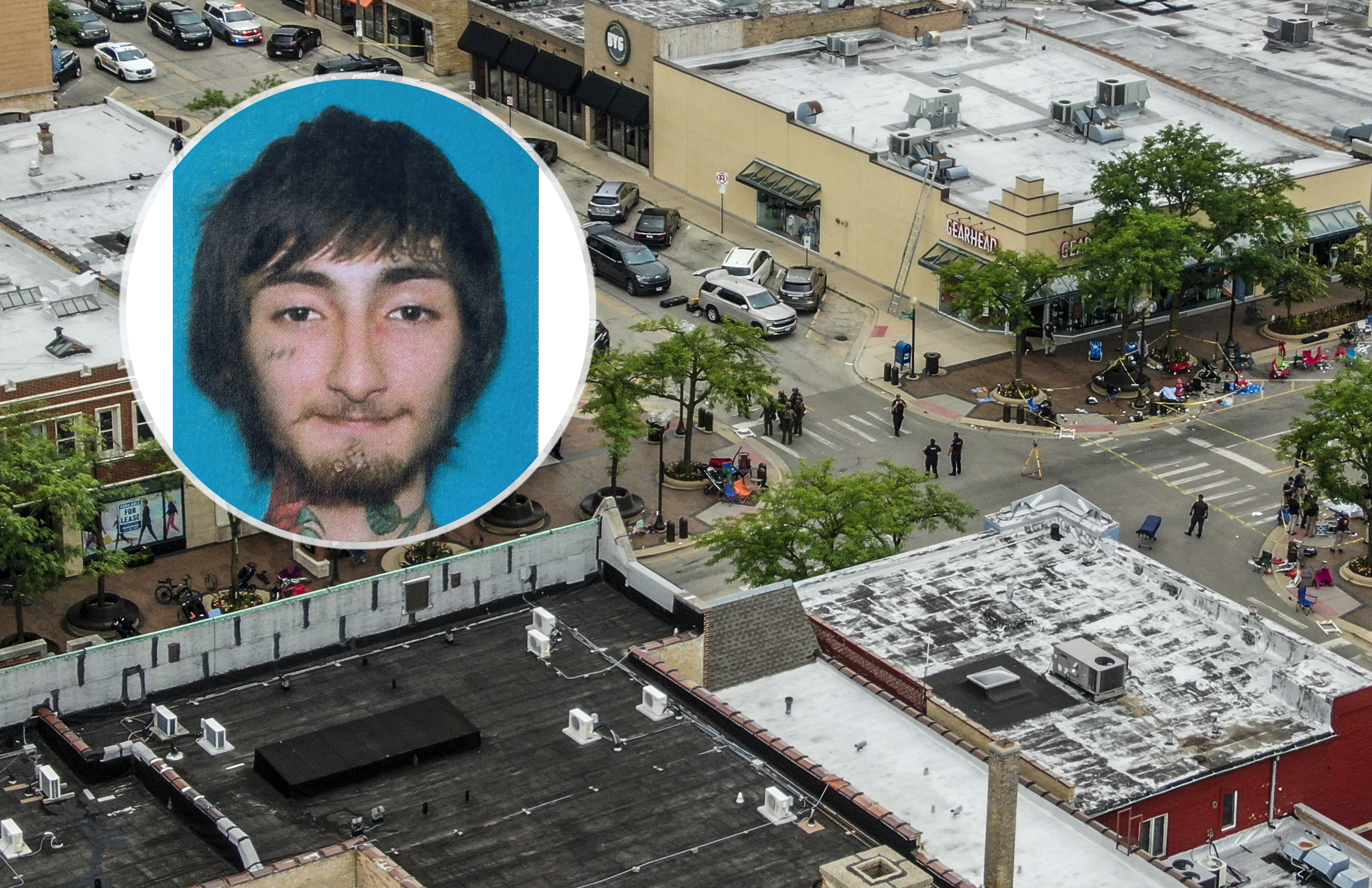 Robert E. “Bobby” Crimo III, Čikago, Hajlend park pucnjava Ilinois parada, Highland Park Fourth of July parade  kombo Highland Park, Illinois, USA 4th of July parade shooting