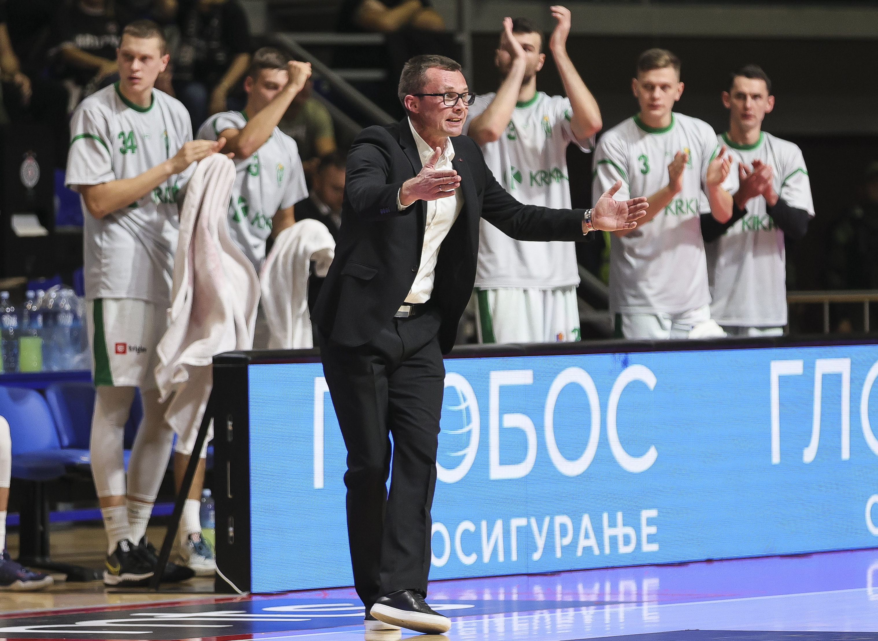 head coach Dalibor Damjanovic
Partizan v Krka Novo Mesto-Aba League Season 2021-2022
Beograd, 23.10.2021.
foto: Srdjan Stevanovic/Starsport.rs ©