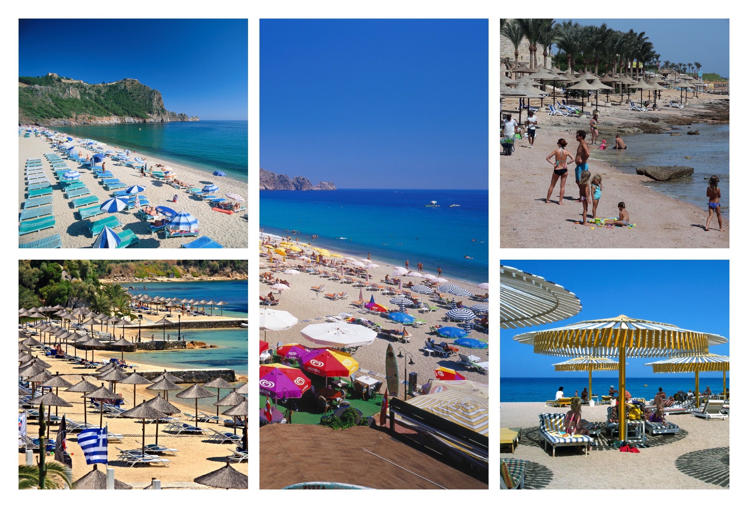 plaže kombo plaža, turska, egipat, grcka