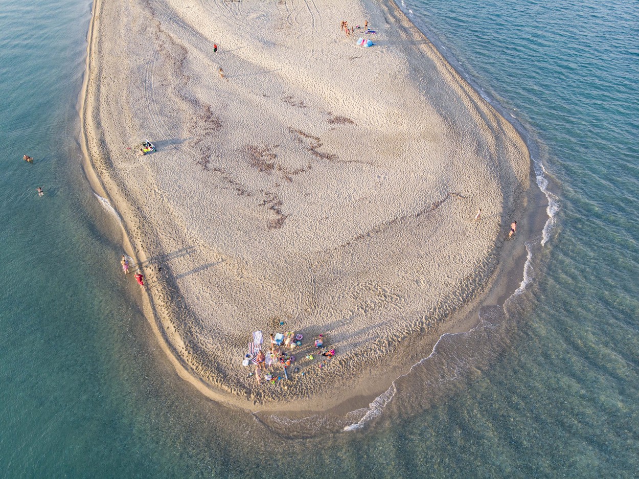 Aerial View Of Possidi Beach In Halkidiki, Greece - 26 Jul 2022