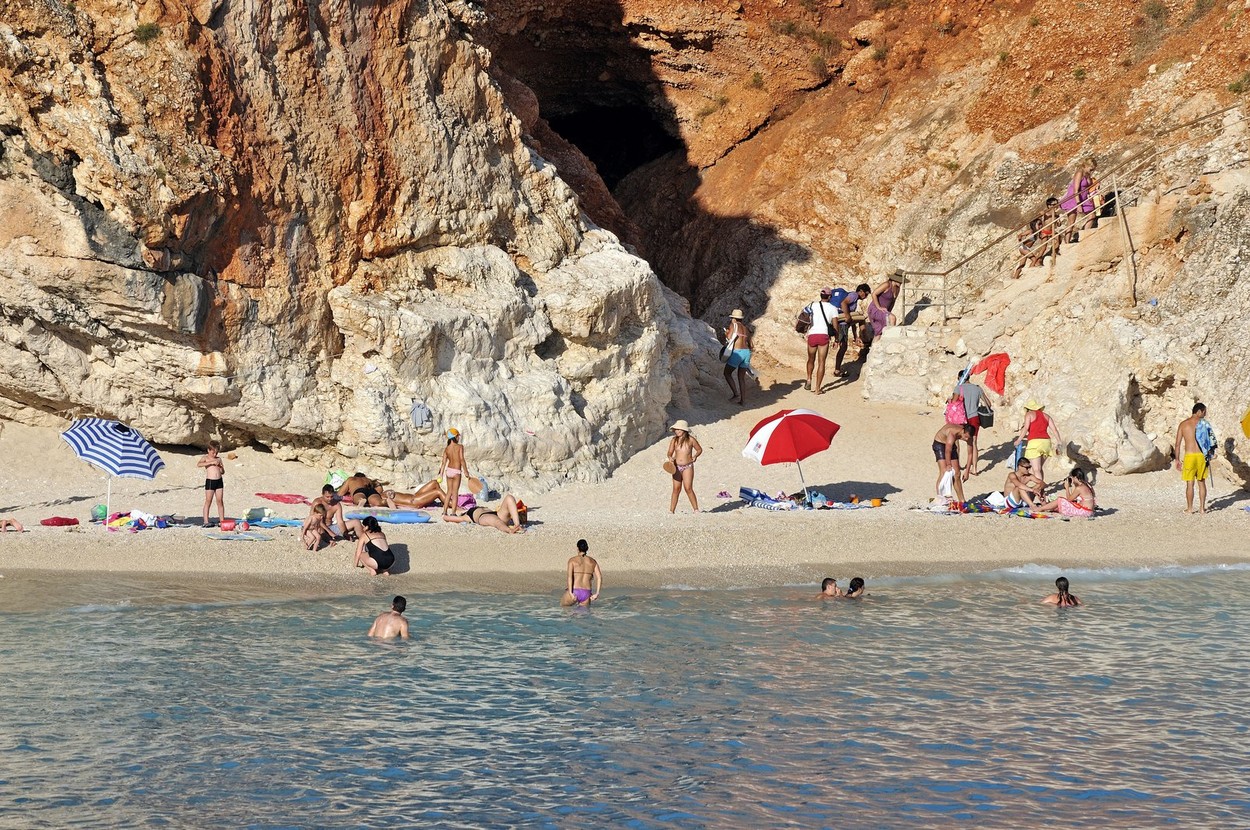 Porto Katsiki beach, Lefkada island, Greece,Image: 103976933, License: Rights-managed, Restrictions: , Model Release: no, Credit line: George Atsametakis / Alamy / Profimedia