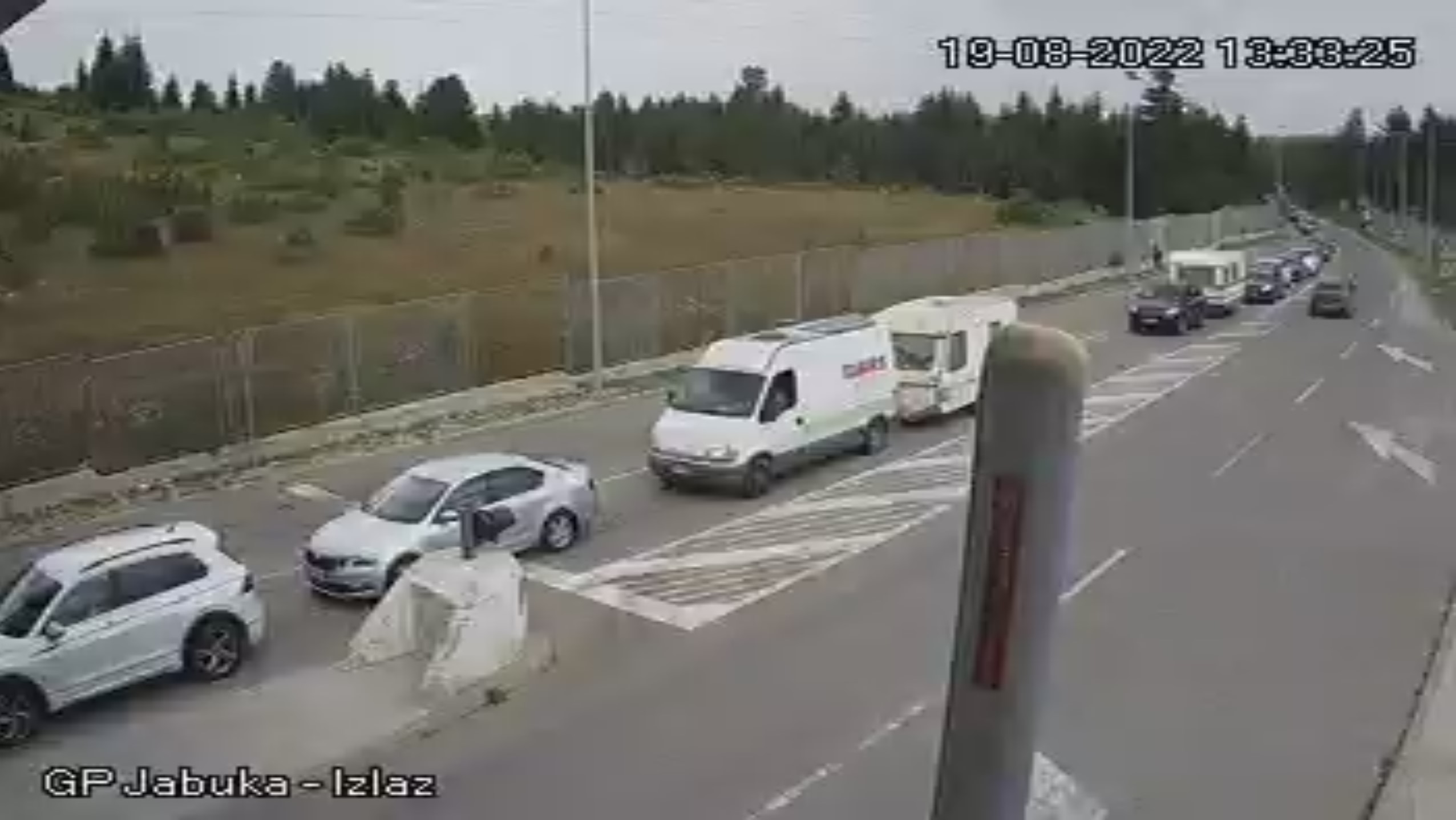 Granični prelaz, prelazi, gužva, Jabuka izlaz Foto: MUP