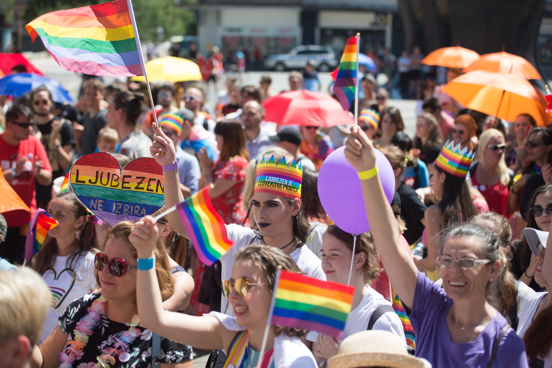 First Pride parade in Maribor, Slovenia - 29 Jun 2019