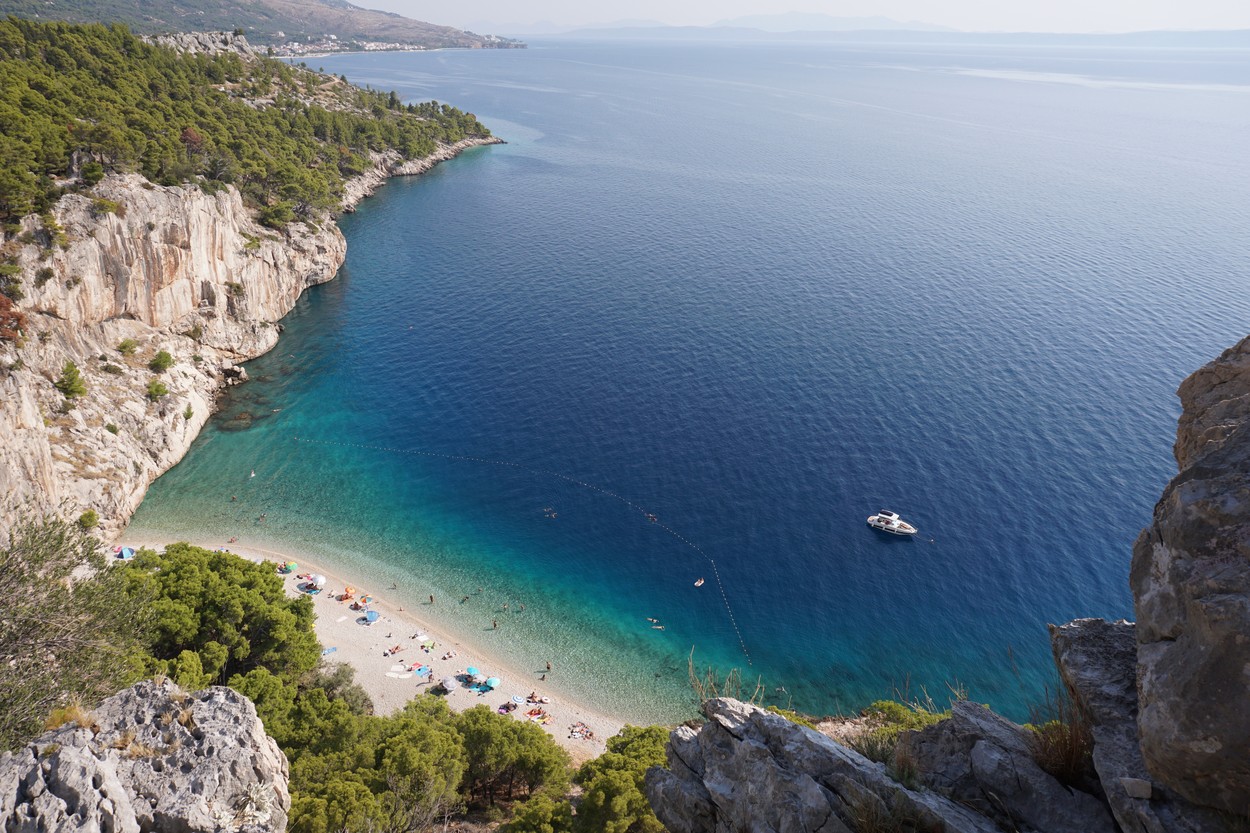 Spectacular view onto Nugal beach in Makarska,  Croatia 2020,Image: 630904931, License: Royalty-free, Restrictions: , Model Release: no, Credit line: Anja Köberle / Panthermedia / Profimedia