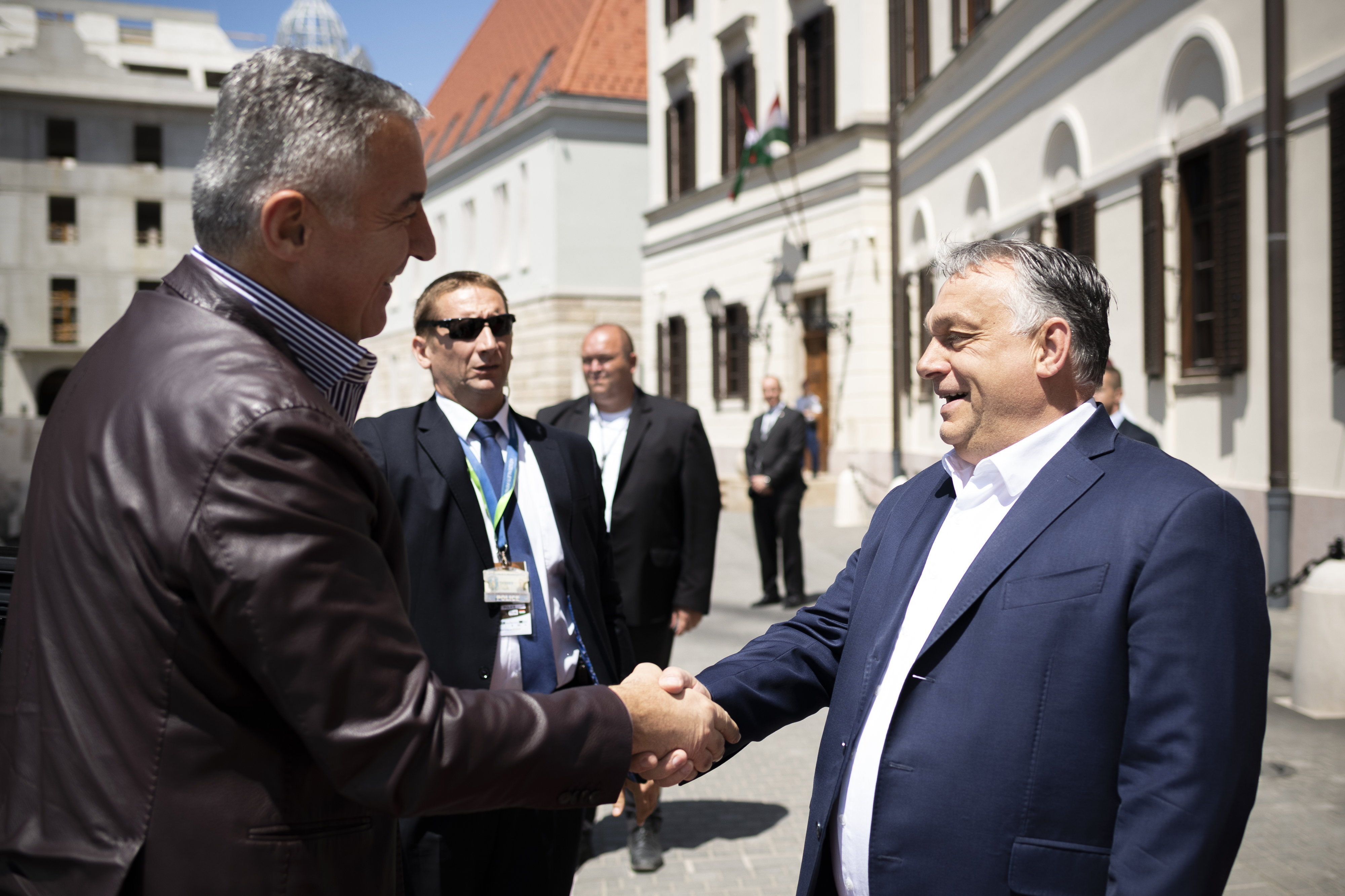 Montenegro's President Djukanovic visits Budapest