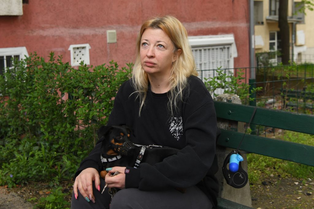 Tamara Grmić  Beograd 18.04.2022. Posledice pozara,pozar Husinskih rudara, Karaburma Foto: Goran Srdanov/Nova.rs
