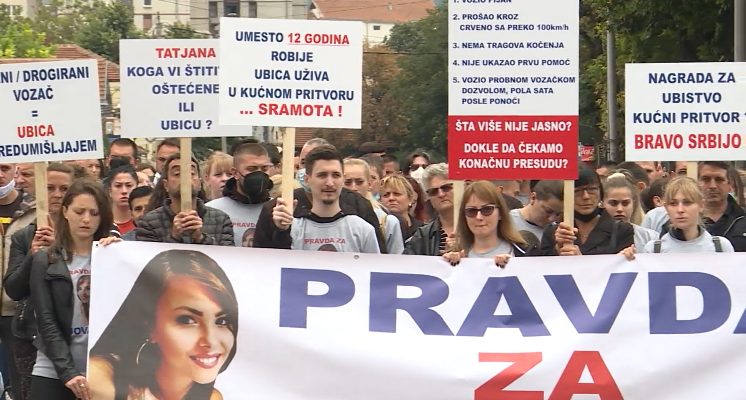 Porodica i prijatelji nastradale devojke u Nišu zatražili strogu kaznu za vozača, Niš, jovana Petković