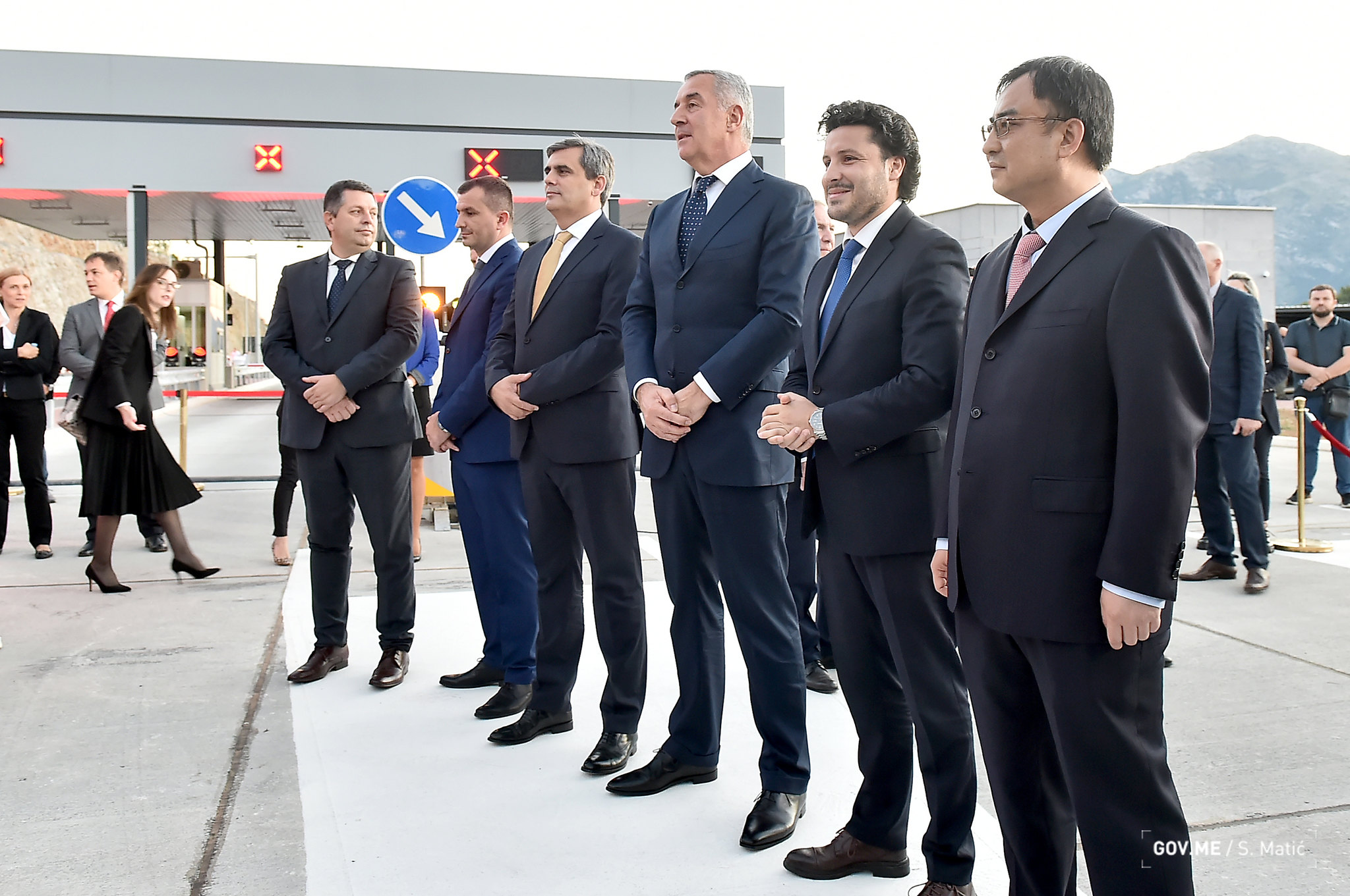 Crna Gora Svečano otvaranje prve dionice autoputa Bar – Boljare (Smokovac – Mateševo) Milo Djukanovic Milo Đukanovic Dritan Abazović