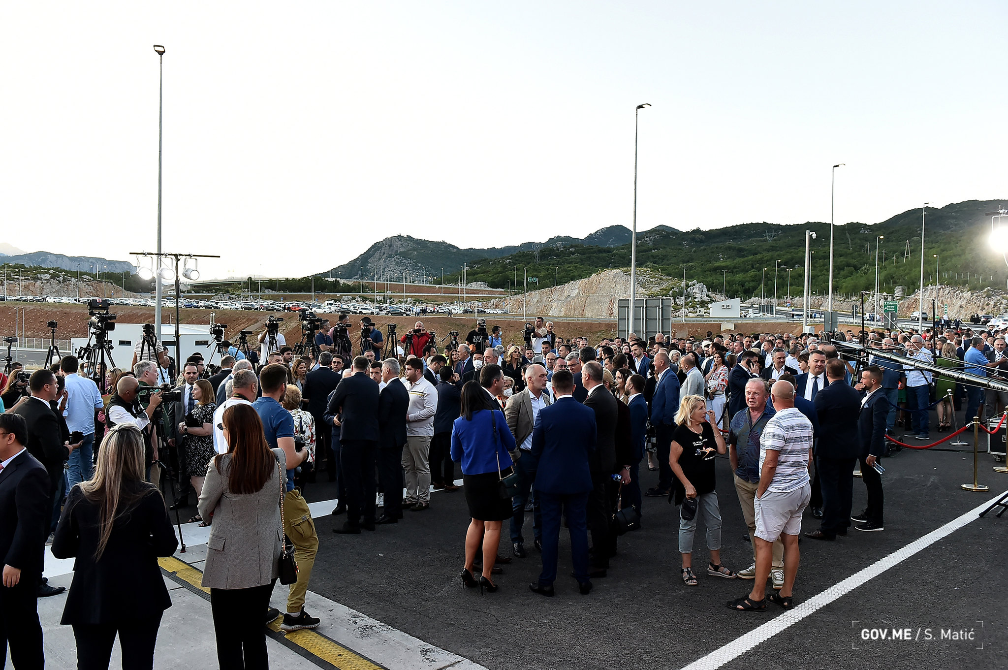 Crna Gora Svečano otvaranje prve dionice autoputa Bar – Boljare (Smokovac – Mateševo) Milo Djukanovic Milo Đukanovic Dritan Abazović