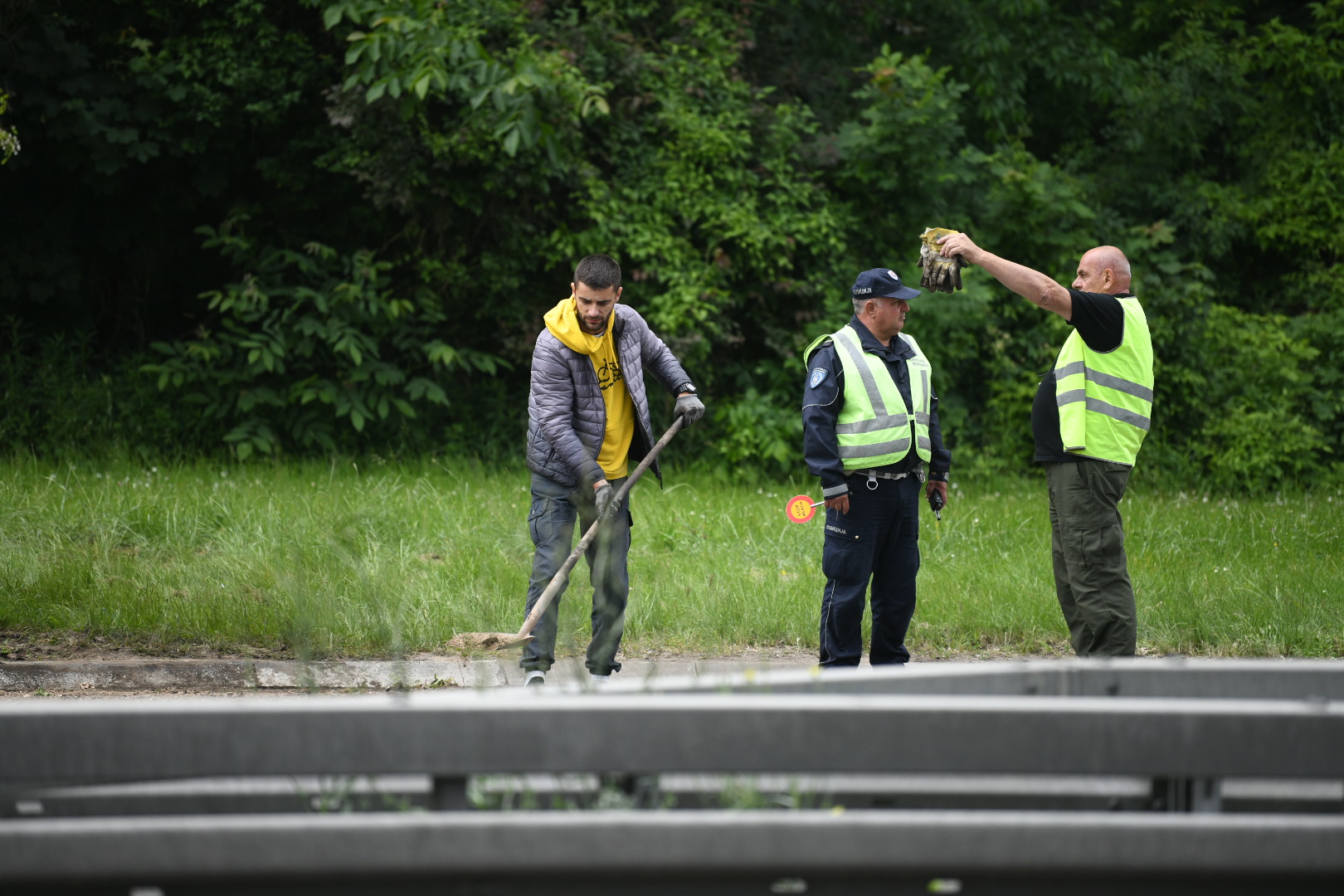 Beograd 31.05.2021.  prevrnut kamion, cisterna