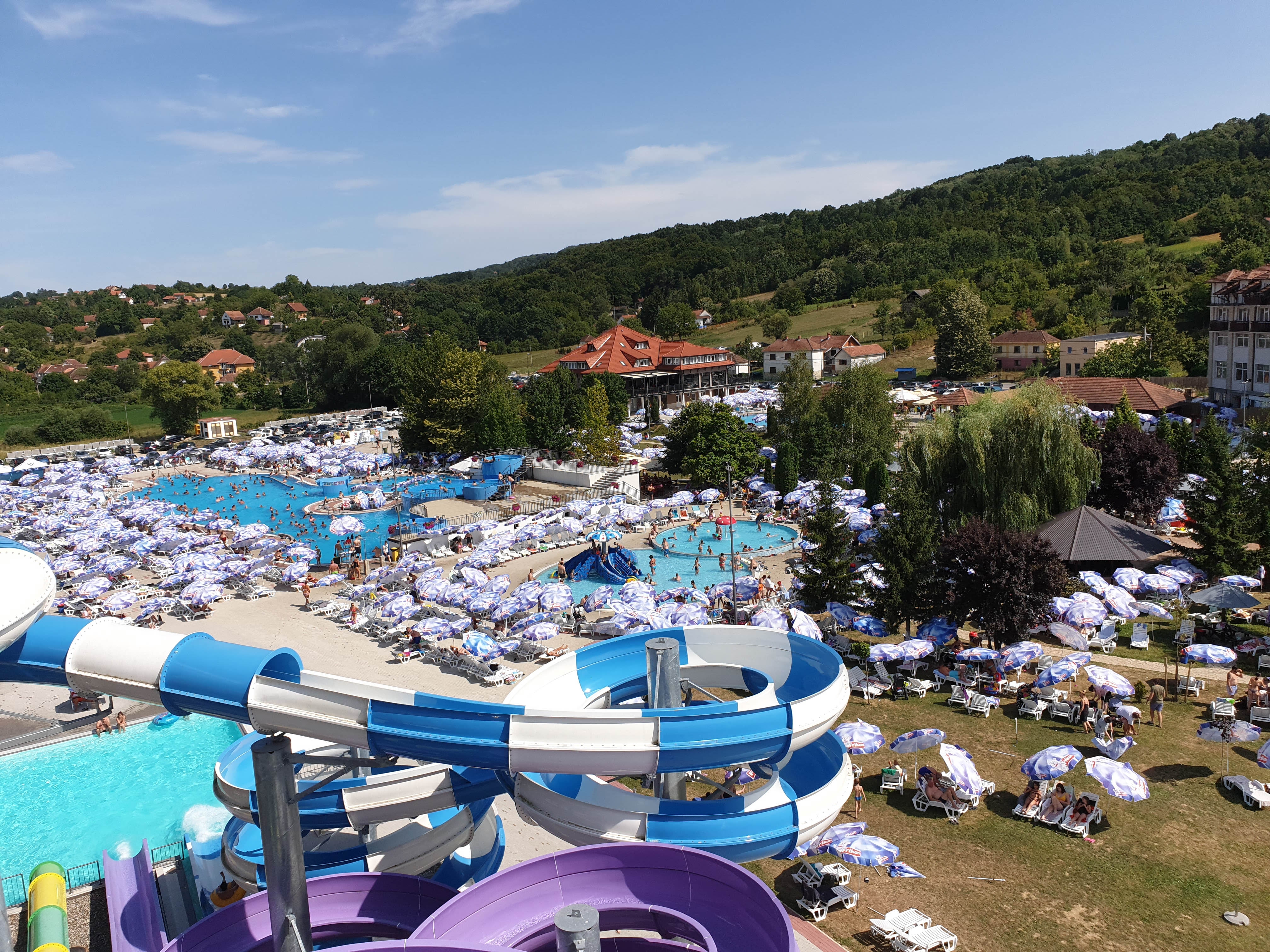 Banja,Vrujci,,Serbia,21.8.2021:,Swimming,Pools,With,Slides,,Banja,Vrujci,