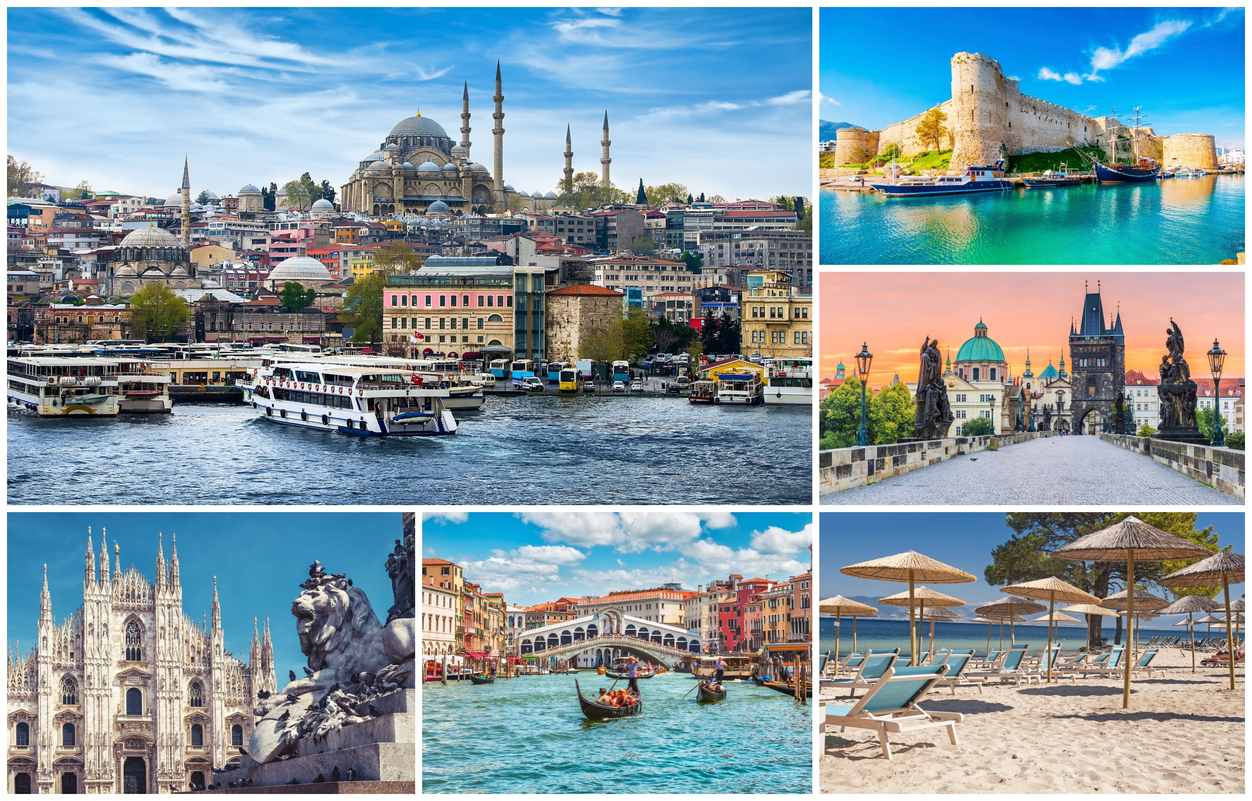 IStanbul, Kipar, Prag, Milano, Venecija, Tasos
Hvalaa