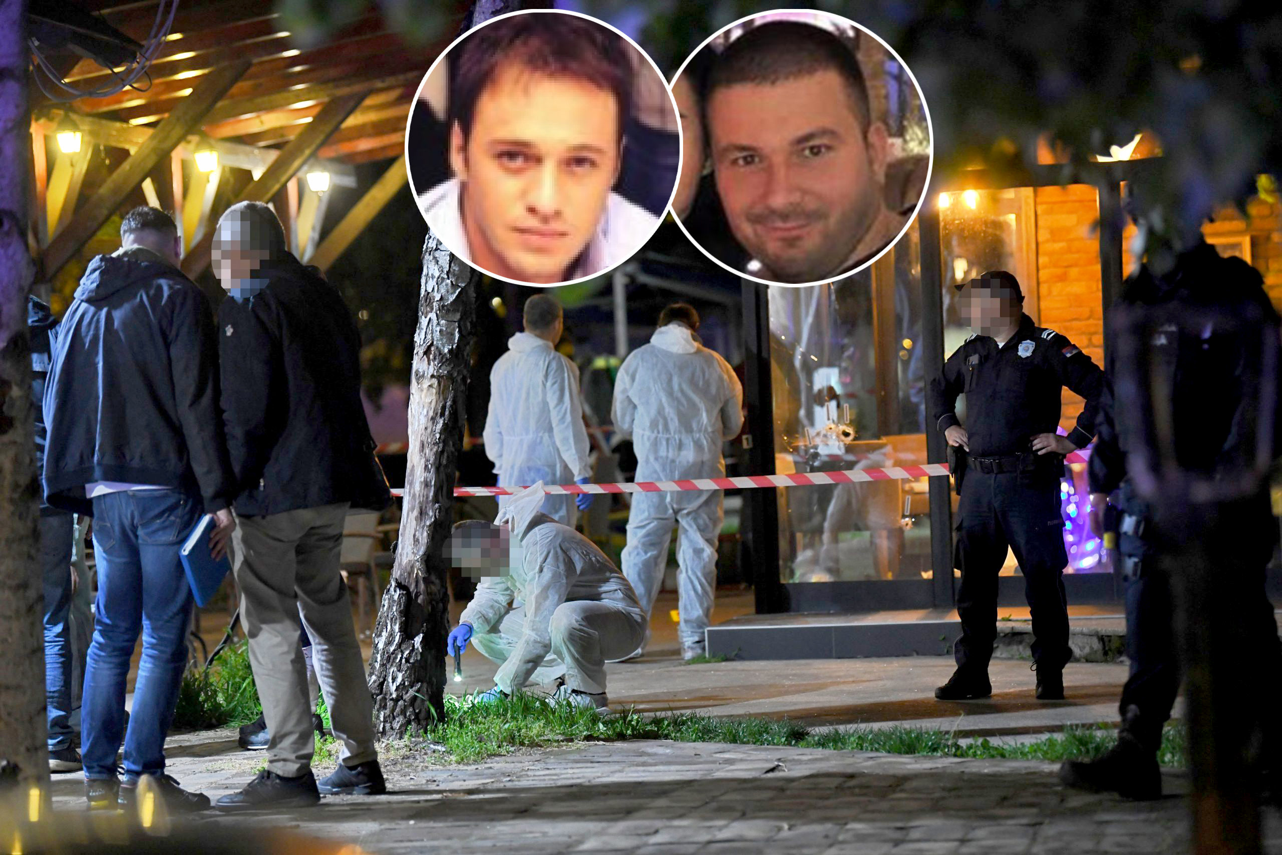 ubijeni Strahinja Stojanović i ubijeni Bojan Mirković Beograd 28.04.2022. Novi Beograd, blok 44, pucnjava, ubistvo, ubijen vlasnik kafića Ritual na Novom Beogradu. Policija, hitna pomoć, uviđaj, uvidjaj Foto: Goran Srdanov/Nova.rs