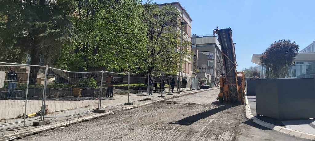 Novi urgentni centar, nova zgrada urgentnog centra, Beograd. radovi na putu
