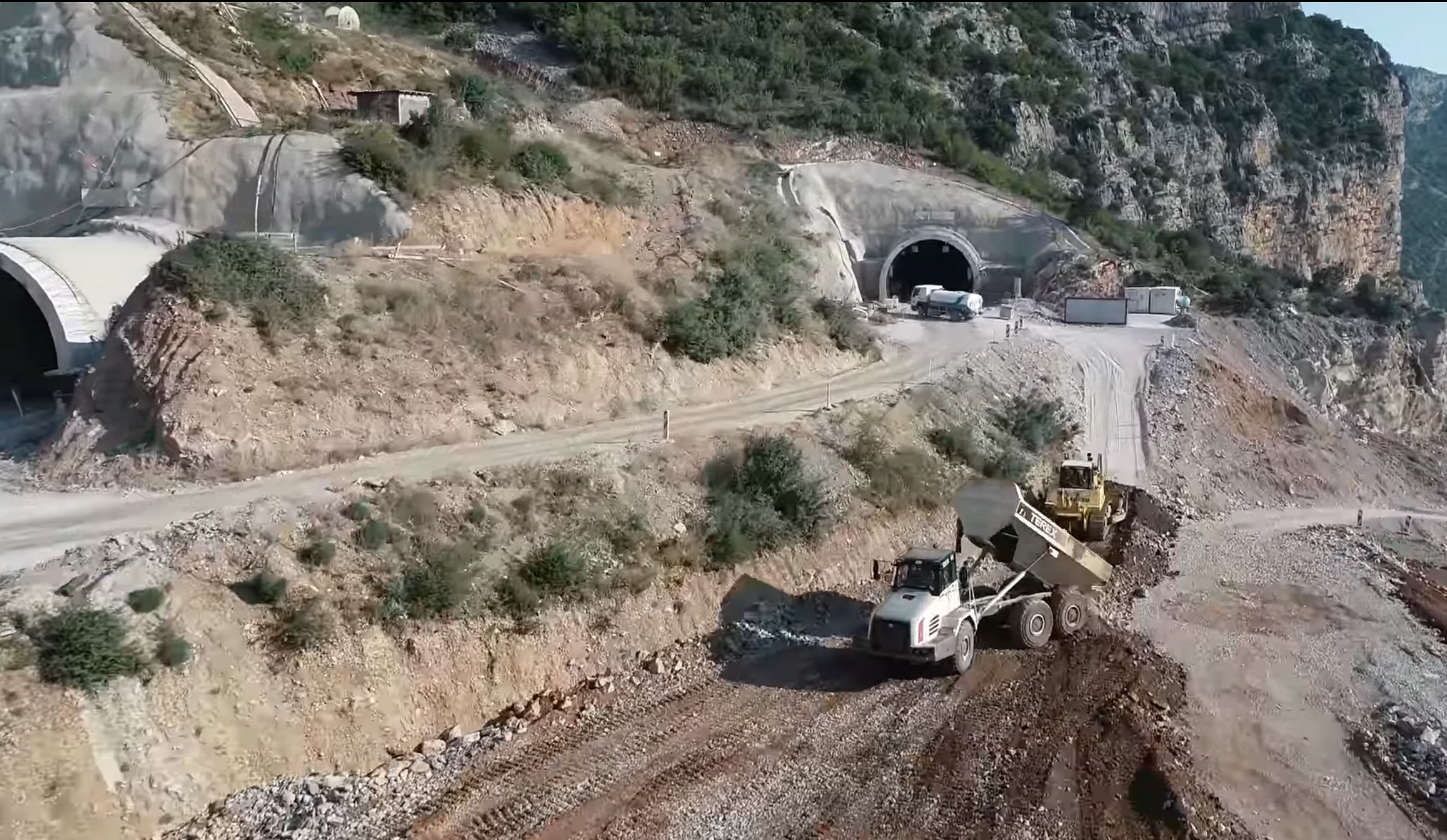 Izgradnja auto-puta Bar Boljare, auto put, autoput, gradnja Foto: Printscreen/YouTube/Bemax d.o.o. Montenegro
